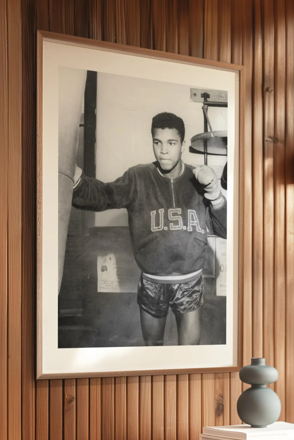 Vintage Muhammad Ali Poster, Vintage Boxing Wall Art, Retro Sports Poster