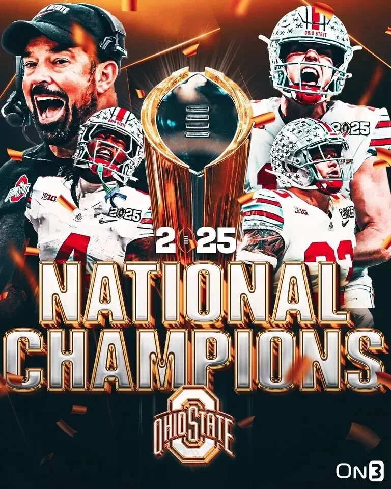 Ohio State Buckeyes 2025 National Champions Photo #1