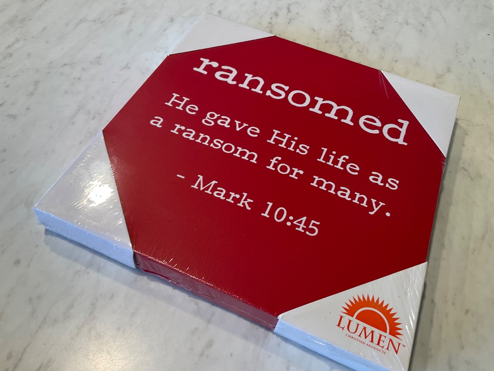 Ransomed Bible Verse Wall Art