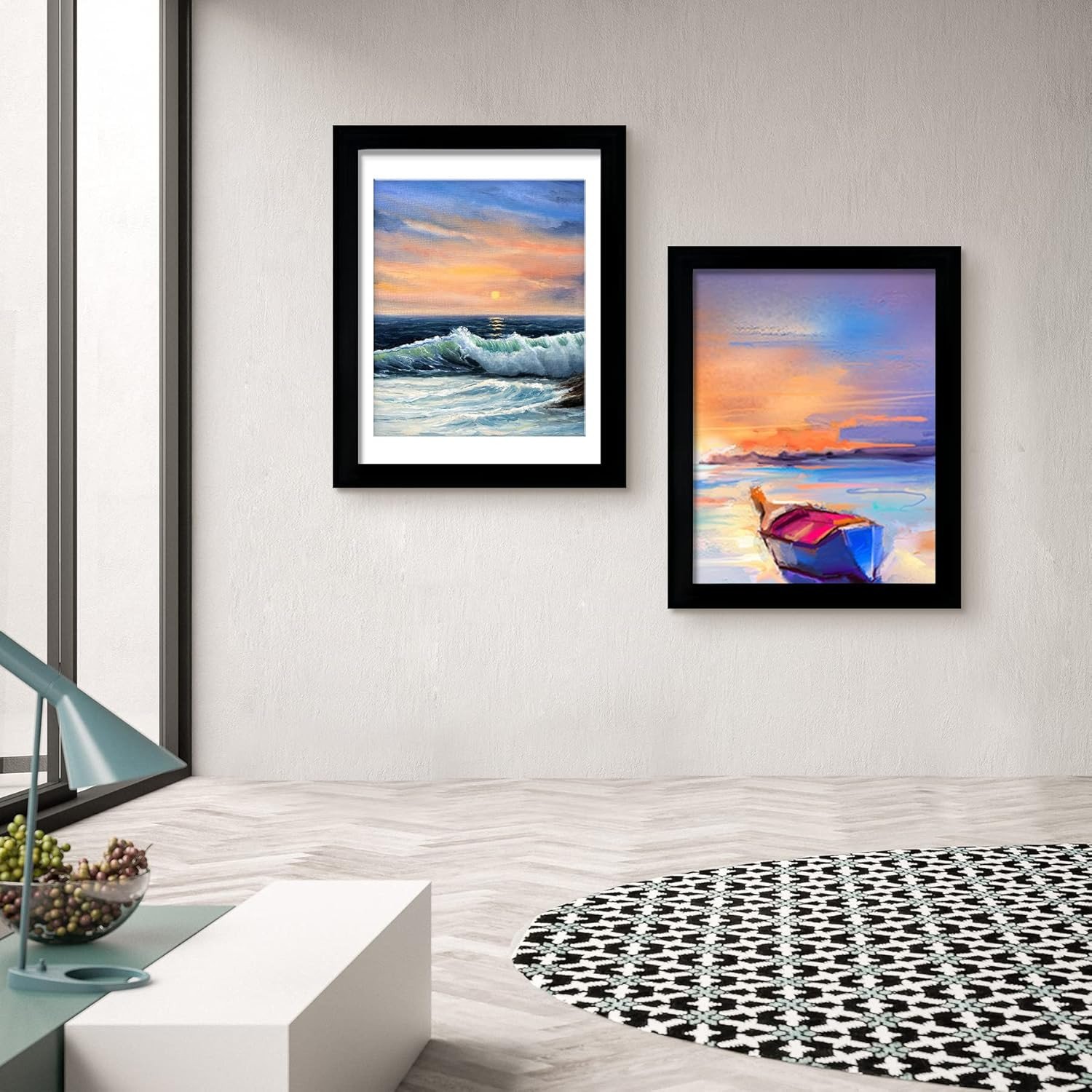 18X24 Frame in Black, Gallery Frame for Wall Mounting, 2 Pack