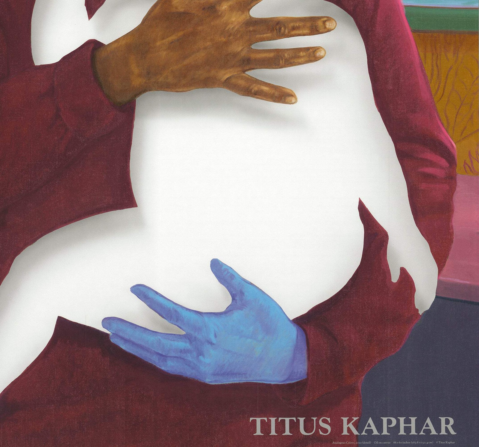 TITUS KAPHAR Analogous Colors (Detail) 36″ x 24″ Offset Lithograph 2020 African