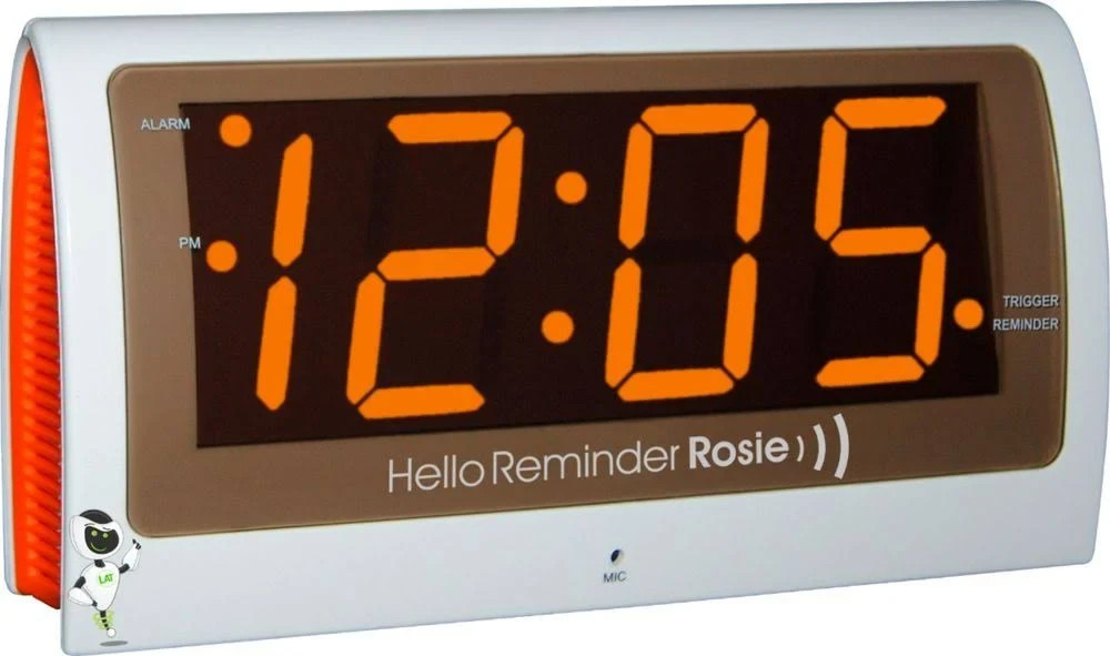 Reminder Rosie 1.0 Talking Reminder Clock Voice Alarm Medication Reminder 58060