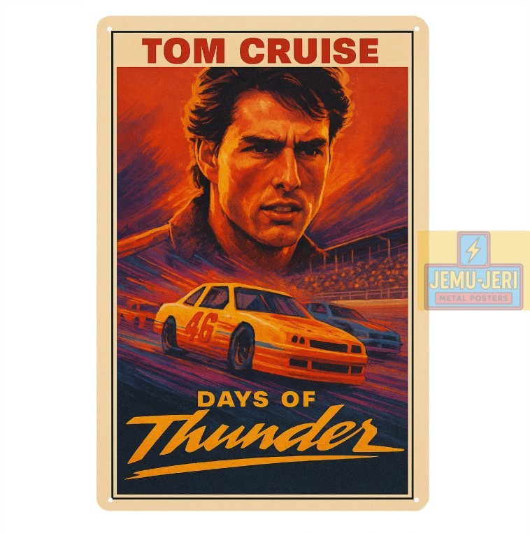 Days of Thunder – Tom Cruise Movie Metal Poster -Collectable Sign- Size:20x30cm