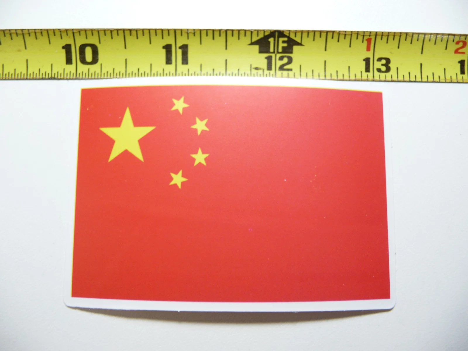 CHINA FLAG SMALL STICKER DECAL COUNTRY PRIDE NATION GOVERNMENT FUNNY
