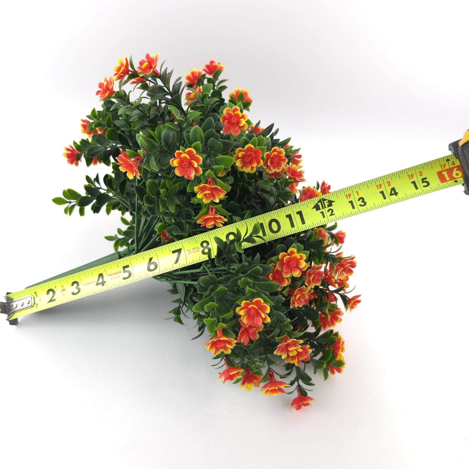 Wicker Park 11″ Faux Wildflower Urn Filler Yellow & Orange