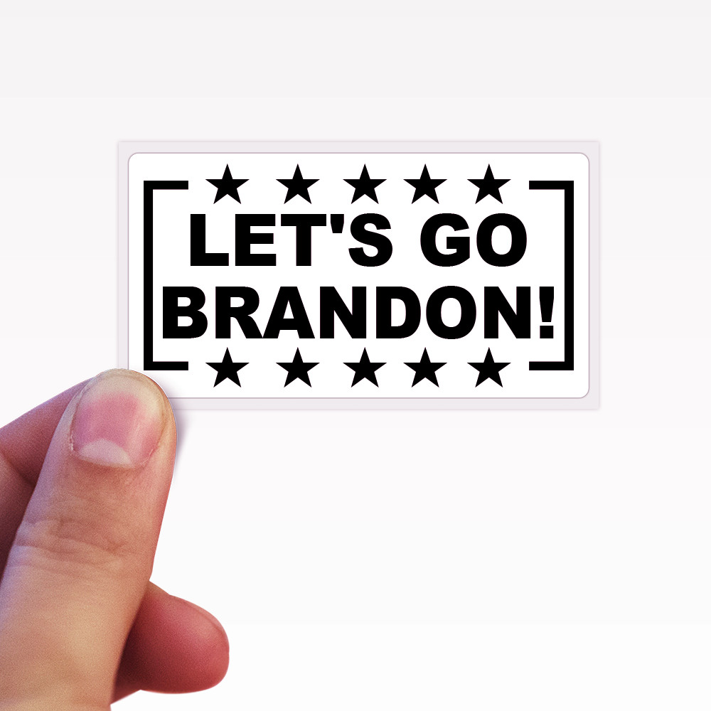 “LETS GO BRANDON” 25-250 Pack Stickers IMPEACH Anti Joe Biden Sucks Prank Gag