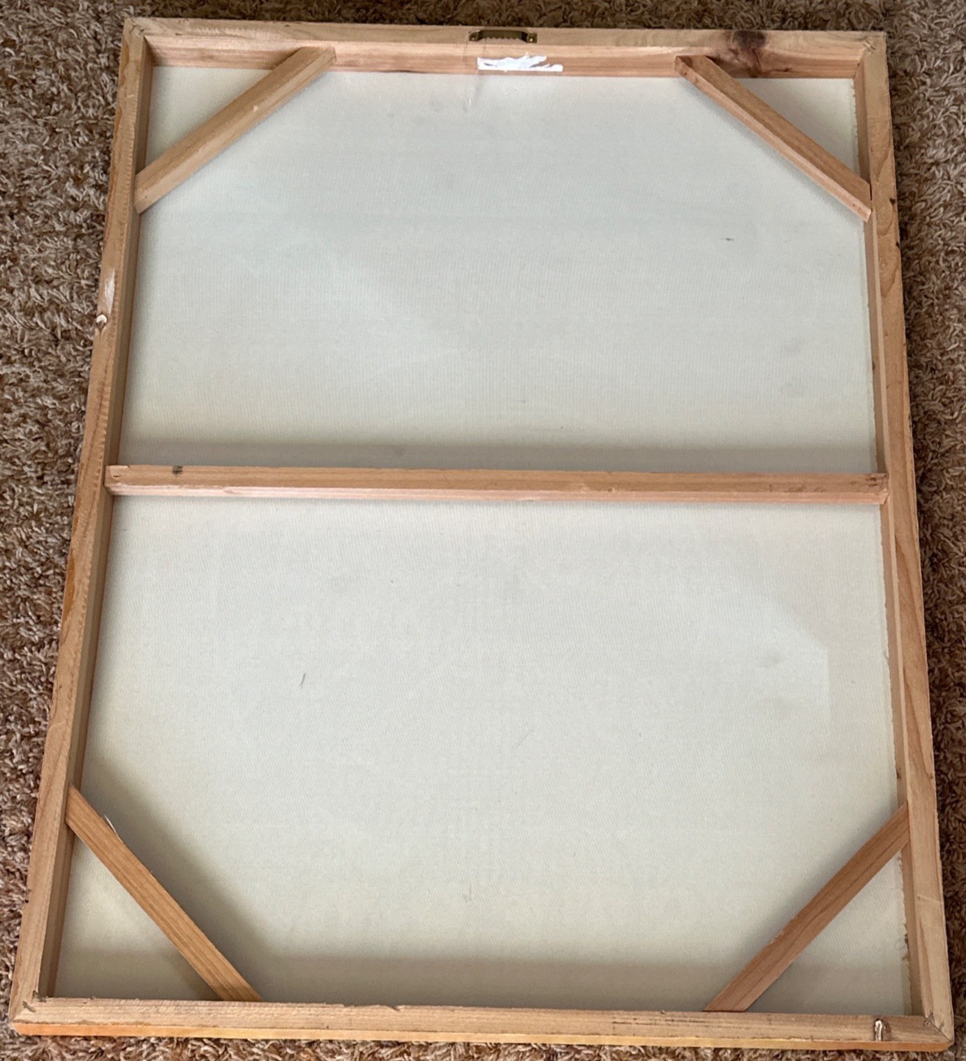 VINTAGE 1985 Radio Days Brand Canvas Wall Print Decor 23”W x 30”H