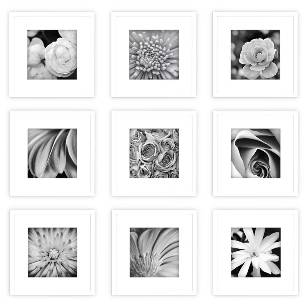 9pk Gallery Perfect Picture Frame White – Gallery Solutions