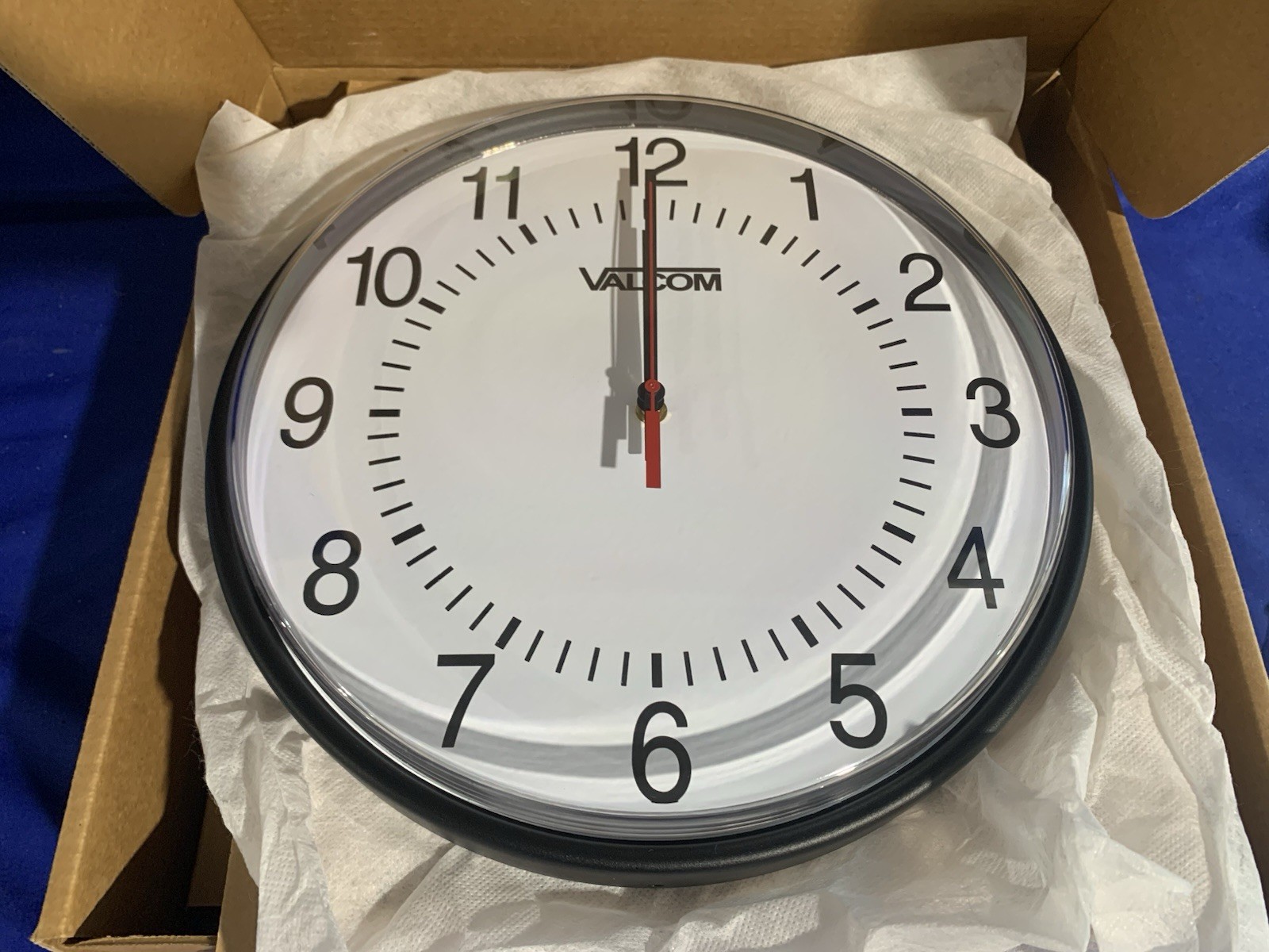Valcom VIP-A12 IP PoE Analog Clock – Untested – Please Read Description