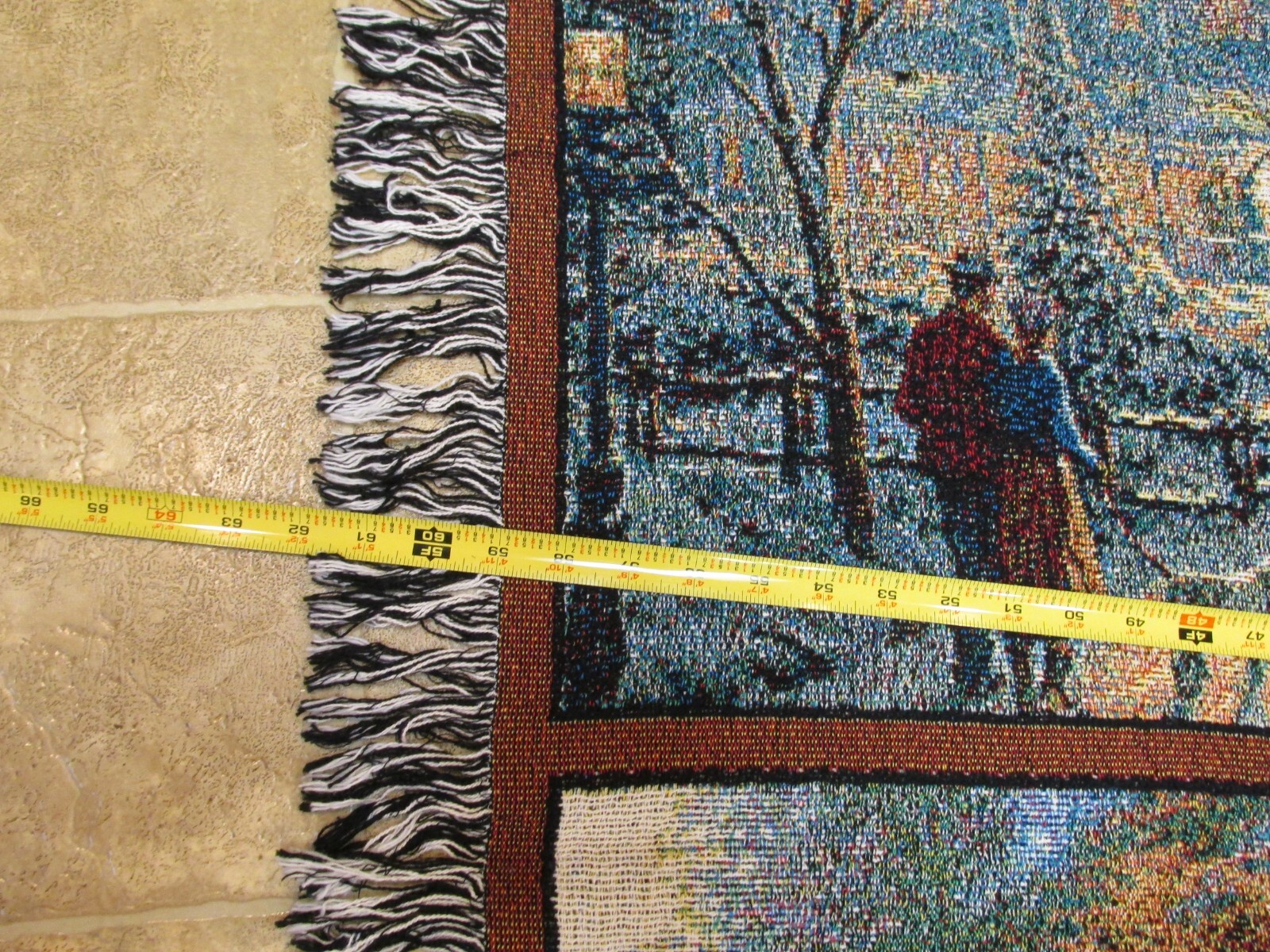 Thomas Kincade Painter of Light Tapestry Throw Blanket Seasons 52 x 62