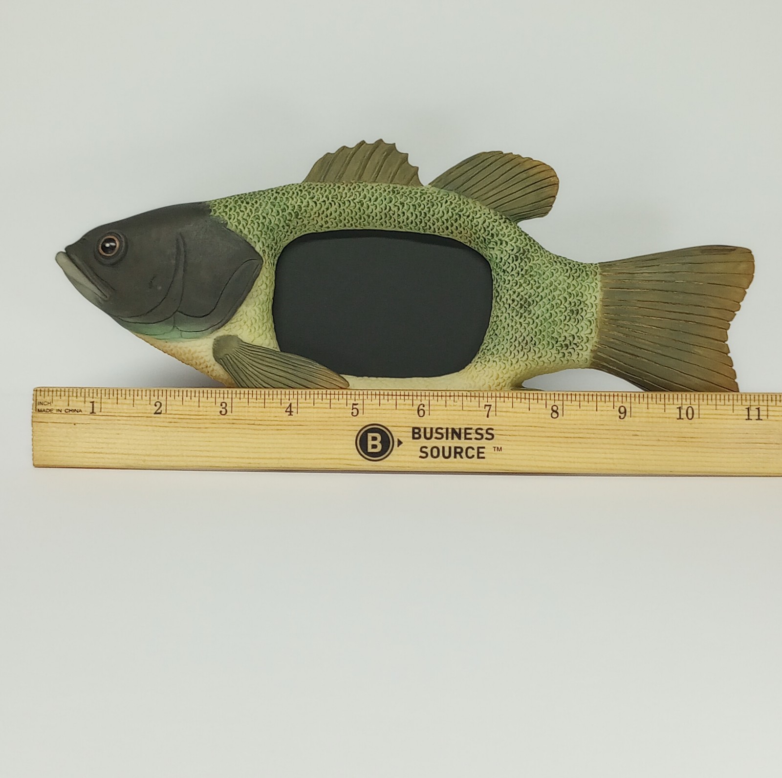 Fish Shaped Photo Frame Decorative Textured Resin Picture Frame 3.25×2.25″ Photo