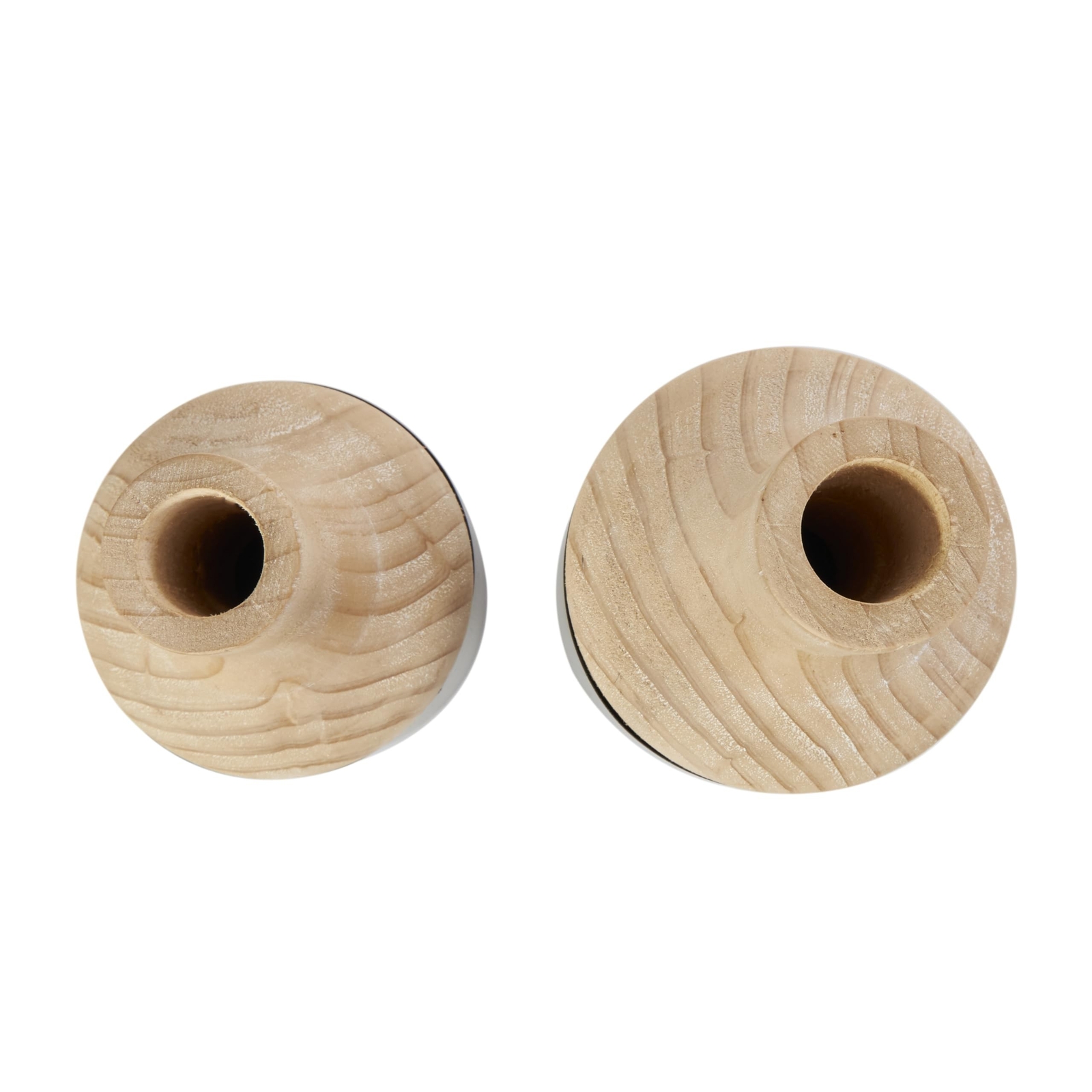 Deco 79 Wood Decorative Vase Colorblock Centerpiece Vases with Light Brown Wo…