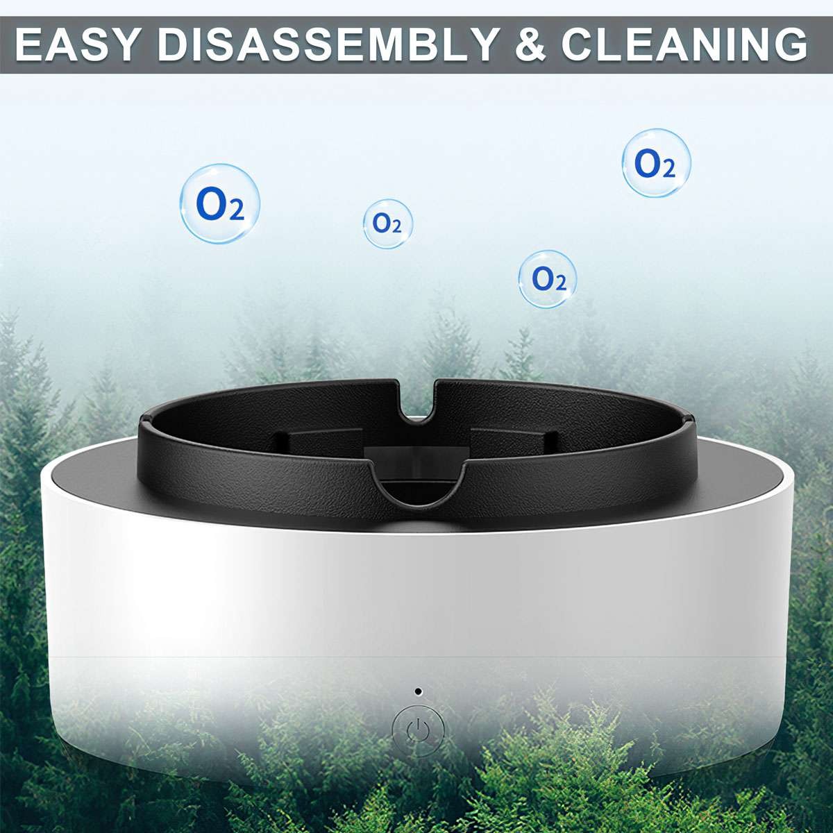 Smokeless Ashtray 2 in 1 Air Purifier Multifunctional Smokeless Negative Ions