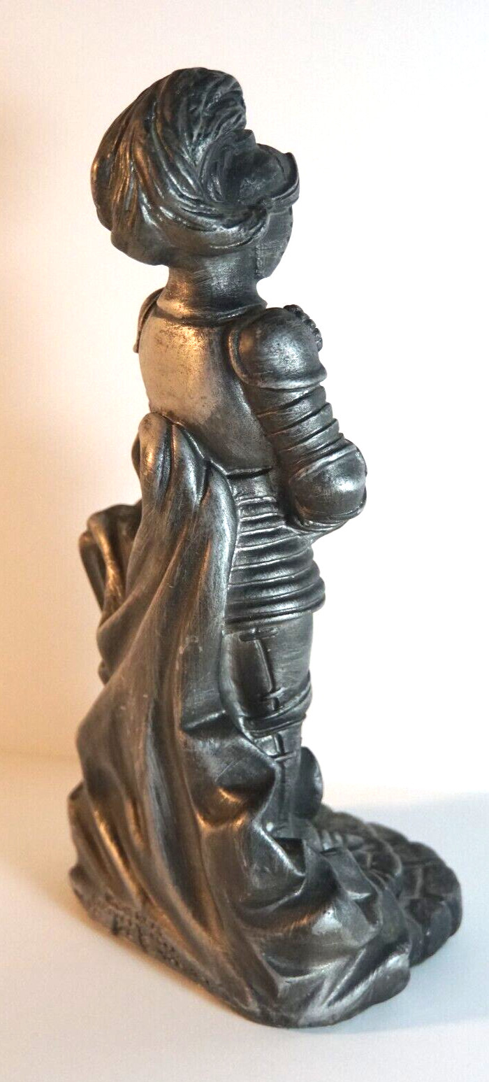 Medieval Knight Resin Statue 10.5″ Tall Universal Statuary VTG 1963 Fathers Day!