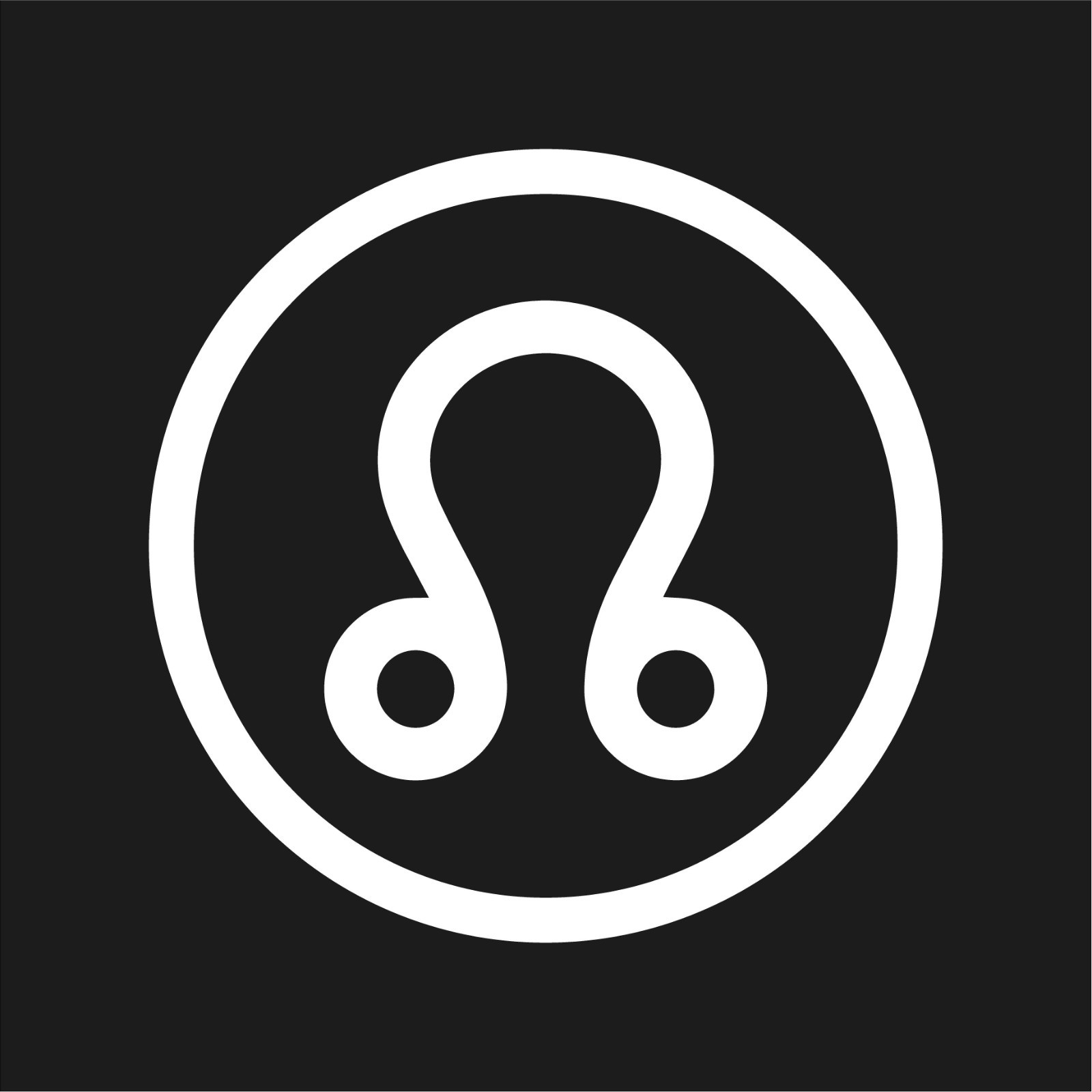 Rahu Symbol In Circle Astrology Sign Vinyl Decal Cosmic Bumper Sticker