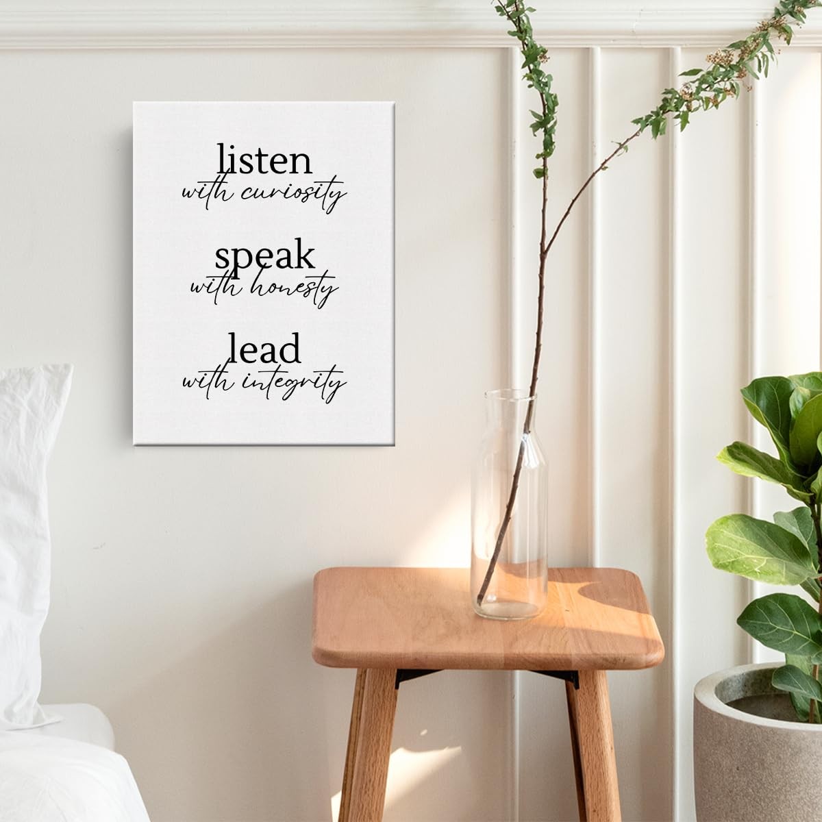 Inspirational Canvas Wall Art Framed HR Office Decor Paintings Canvas Prints …