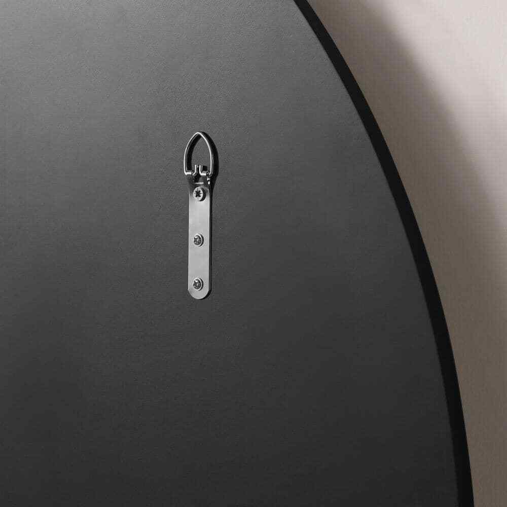 Extra Large round Black Classic Accent Mirror Classic-Style (35 In. Diameter)