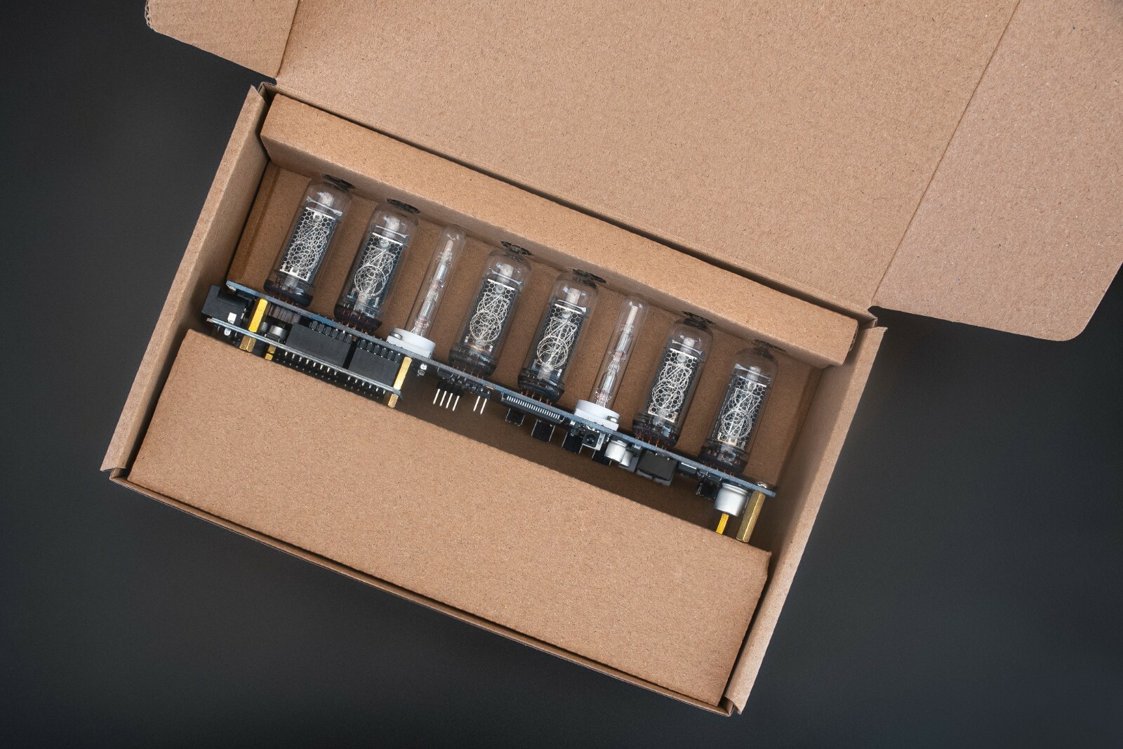IN-8 Shield Nixie Clock with Sockets, Dots and options with Expedited shipping