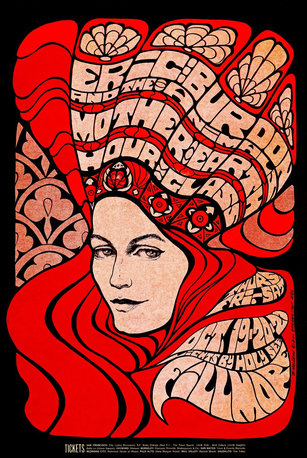 (9) 1968-78 Rock N Roll 13 x 19 Reproduction Concert & Personality Posters