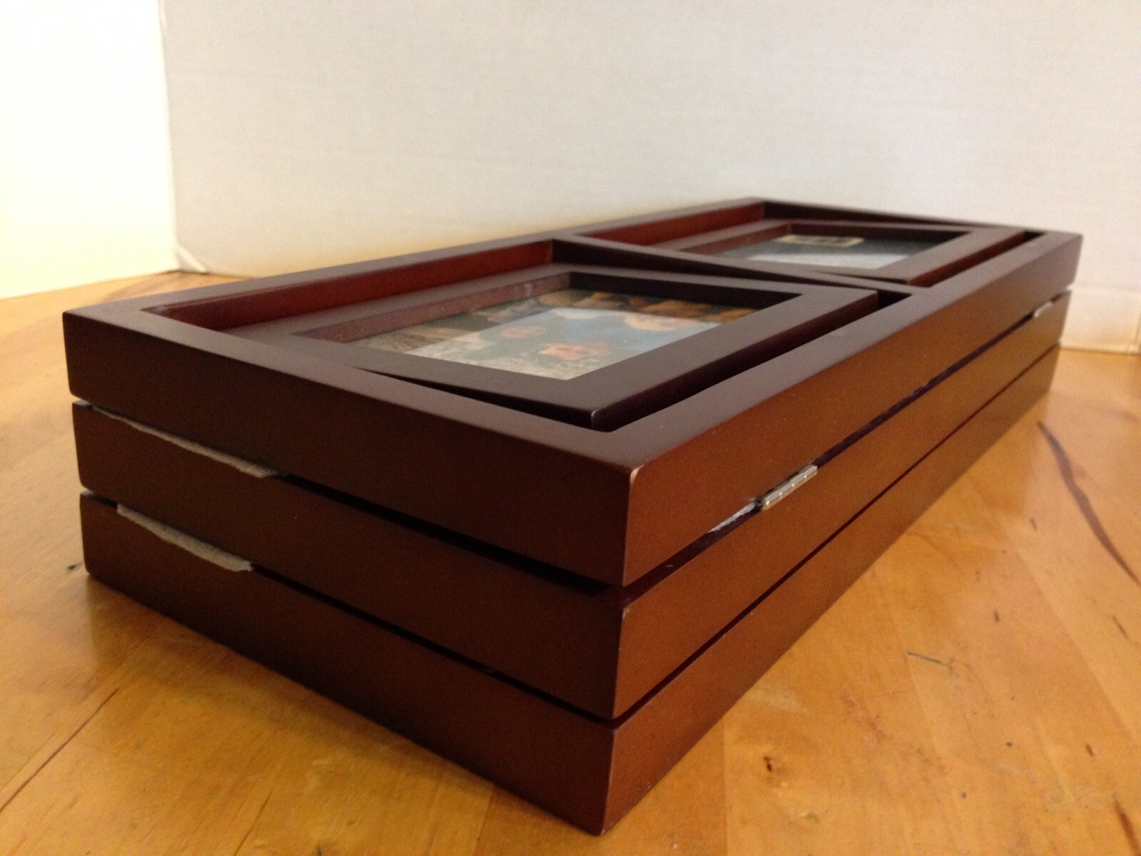 Burnes of Boston Folding Tabletop Photo Frame Holds 12 Photos