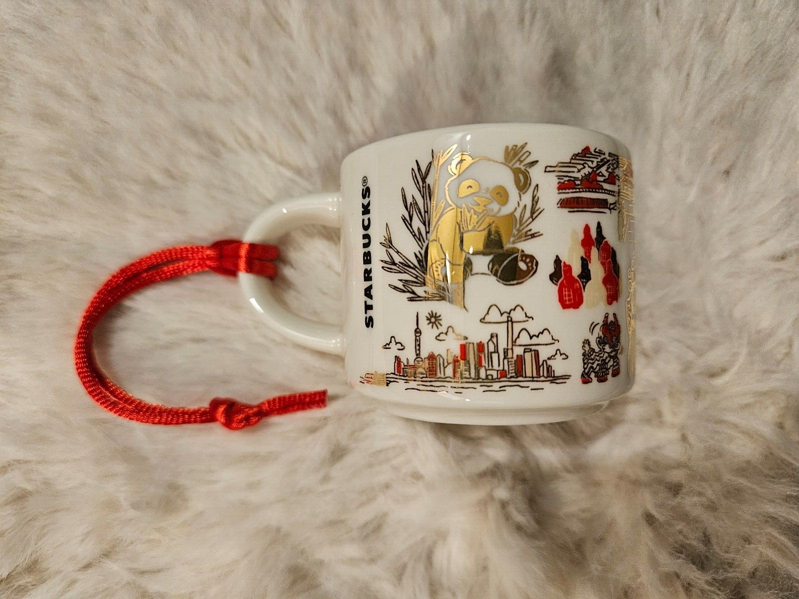 Starbucks China Ceramic Ornament Mugs 2 Oz – Been There Series / New
