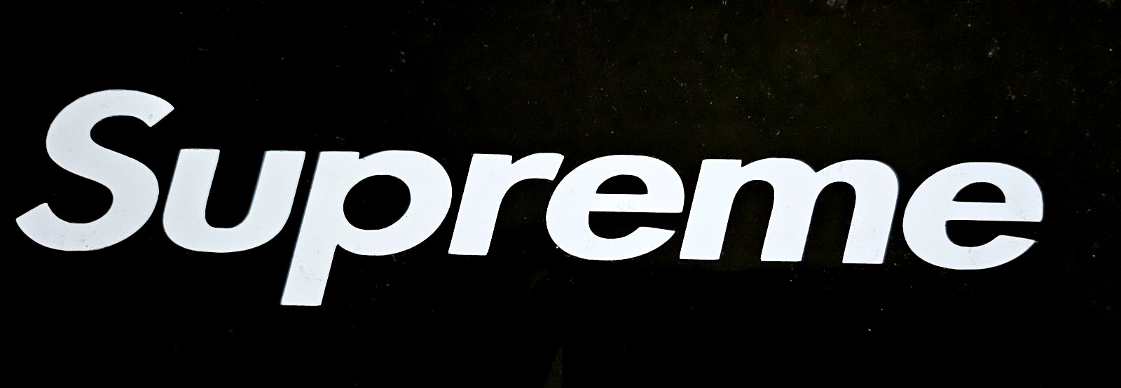 White Supreme Vinyl Decal Sticker 2×8 Inches For Any Surface Waterproof 2/24