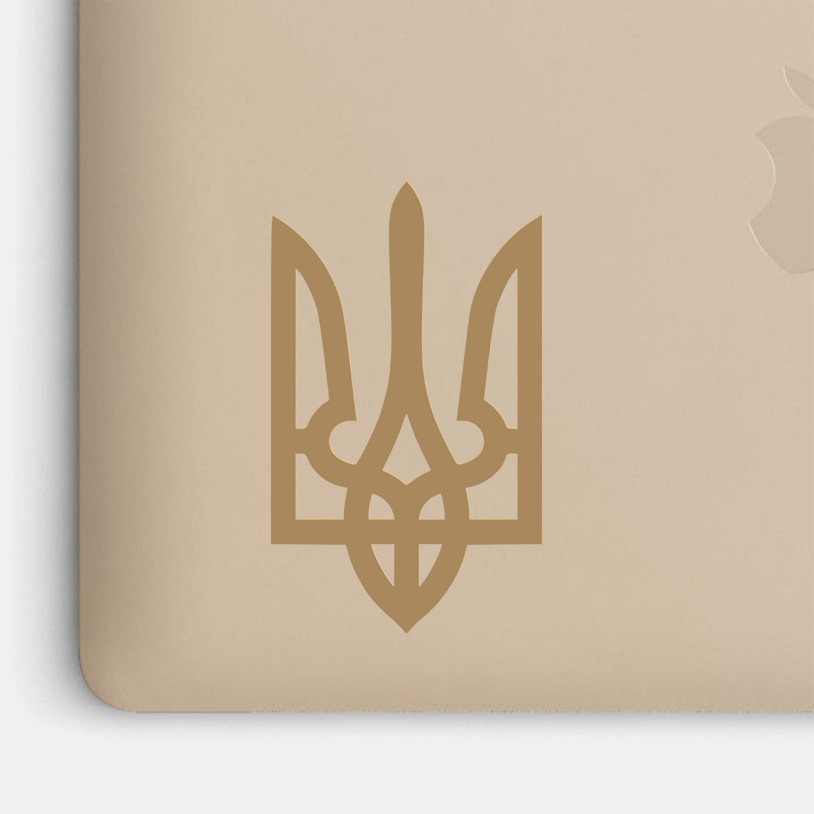Ukrainian Coat of Arms Vinyl Decal Tryzub Trident Sticker Car Laptop Window Wall