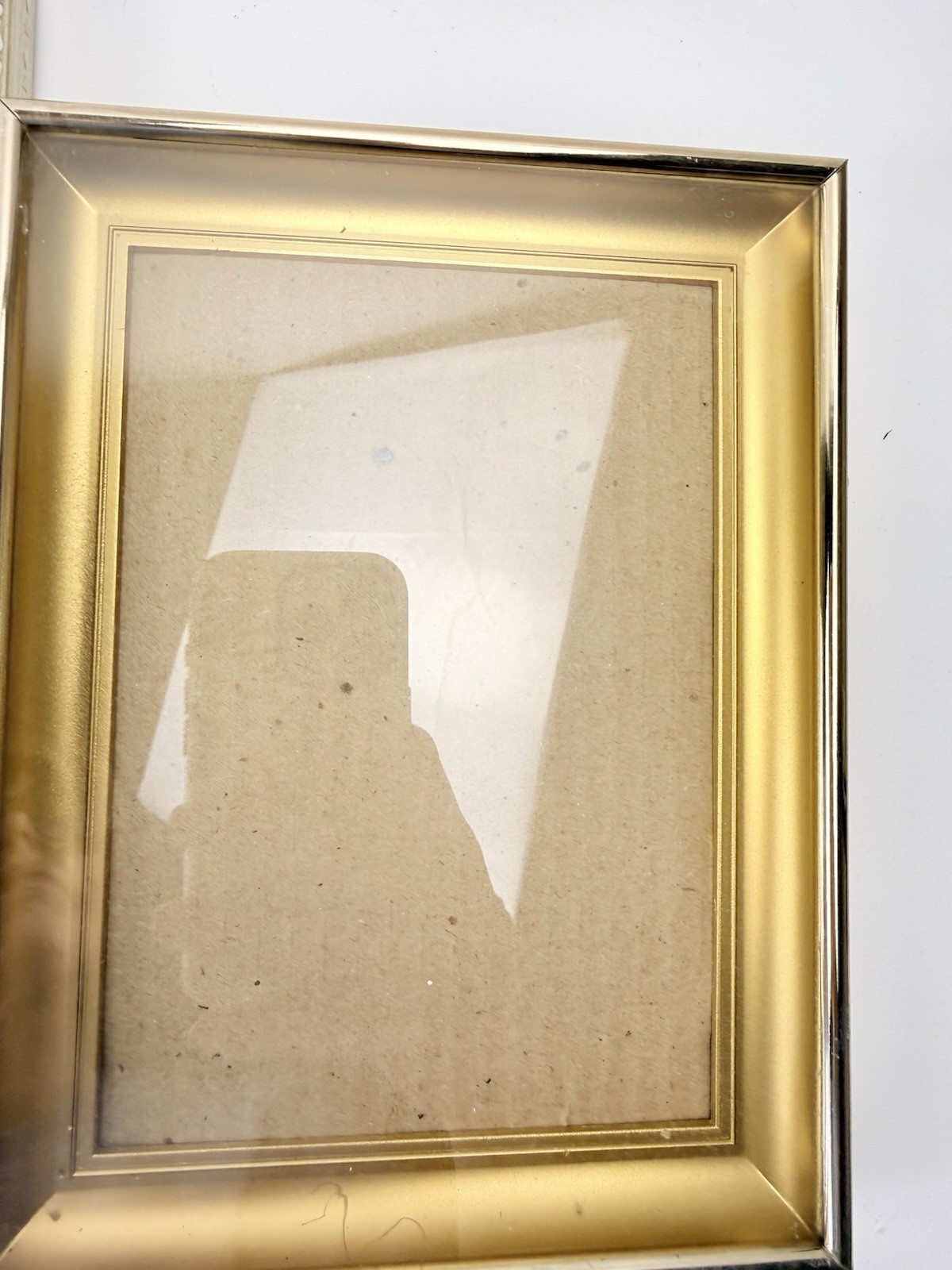 Vintage Picture Frame Lot Of 4 Metal Gold Tone MCM Mixed Varies Ornate P129