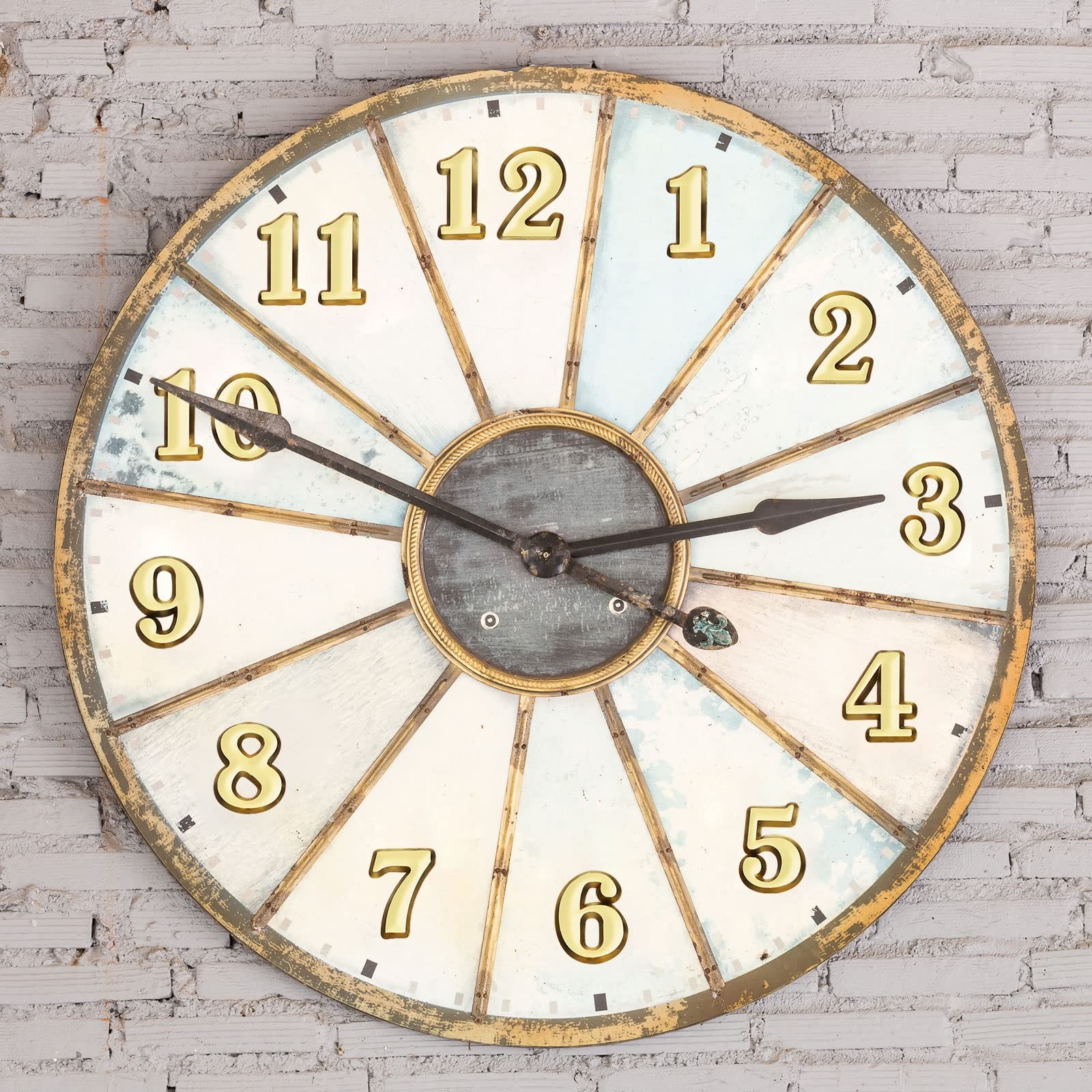 15 Pieces Clock Numerals Kit in Black Silver Gold DIY Digital Multicolor