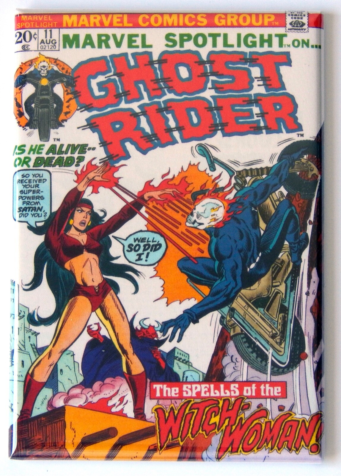 Marvel Spotlight #11 FRIDGE MAGNET comic book ghost rider