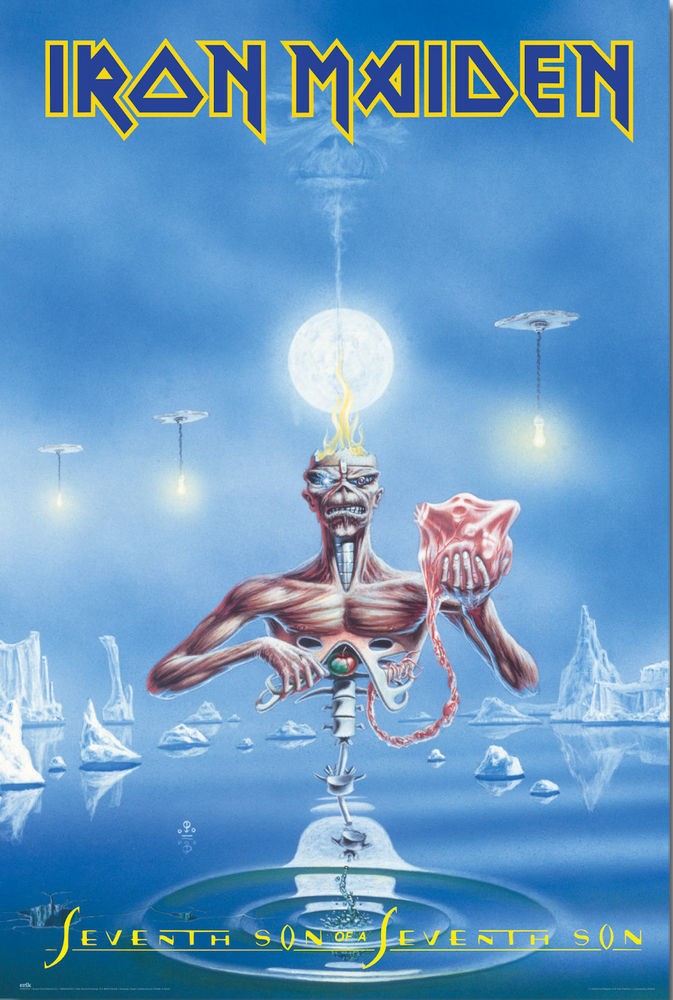 Poster Studio B – Iron Maiden Seventh Son of a Seventh Son 24×36″ NEW R85703
