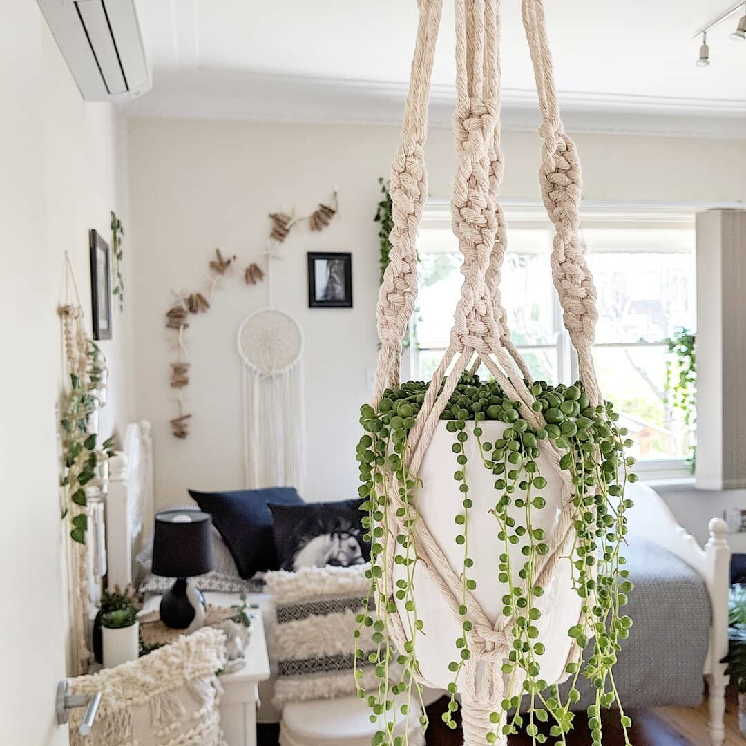 Macrame Plant Hanger – Large – Natural – Handmade