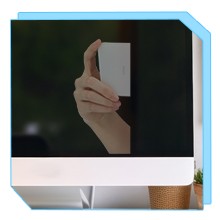 3 Pcs Two Way Mirror Glass, 18x24x0.04 Inch Acrylic Infinity See