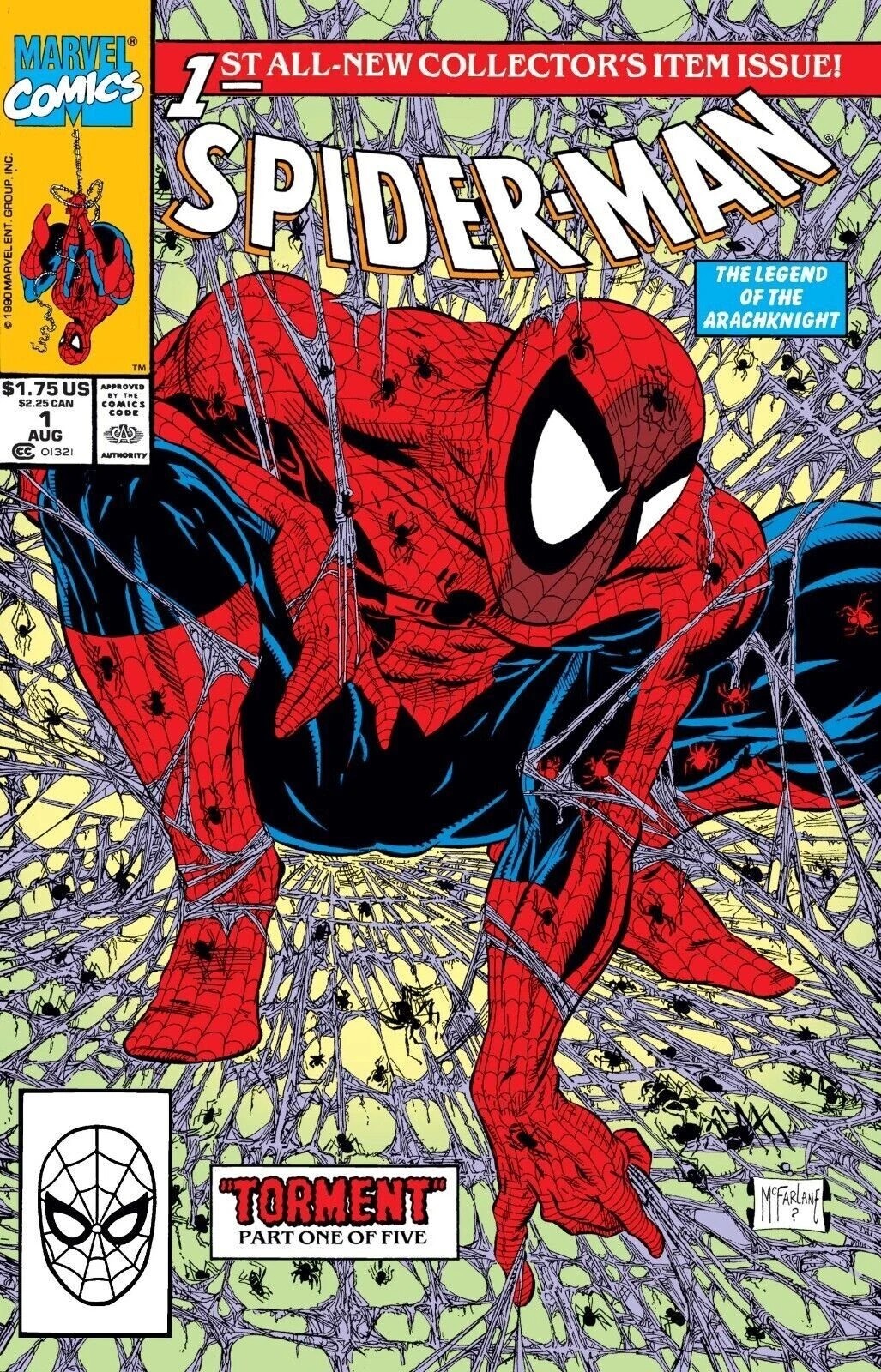 SPIDER-MAN #1 COMIC BOOK COVER print 11″x17″ home decor