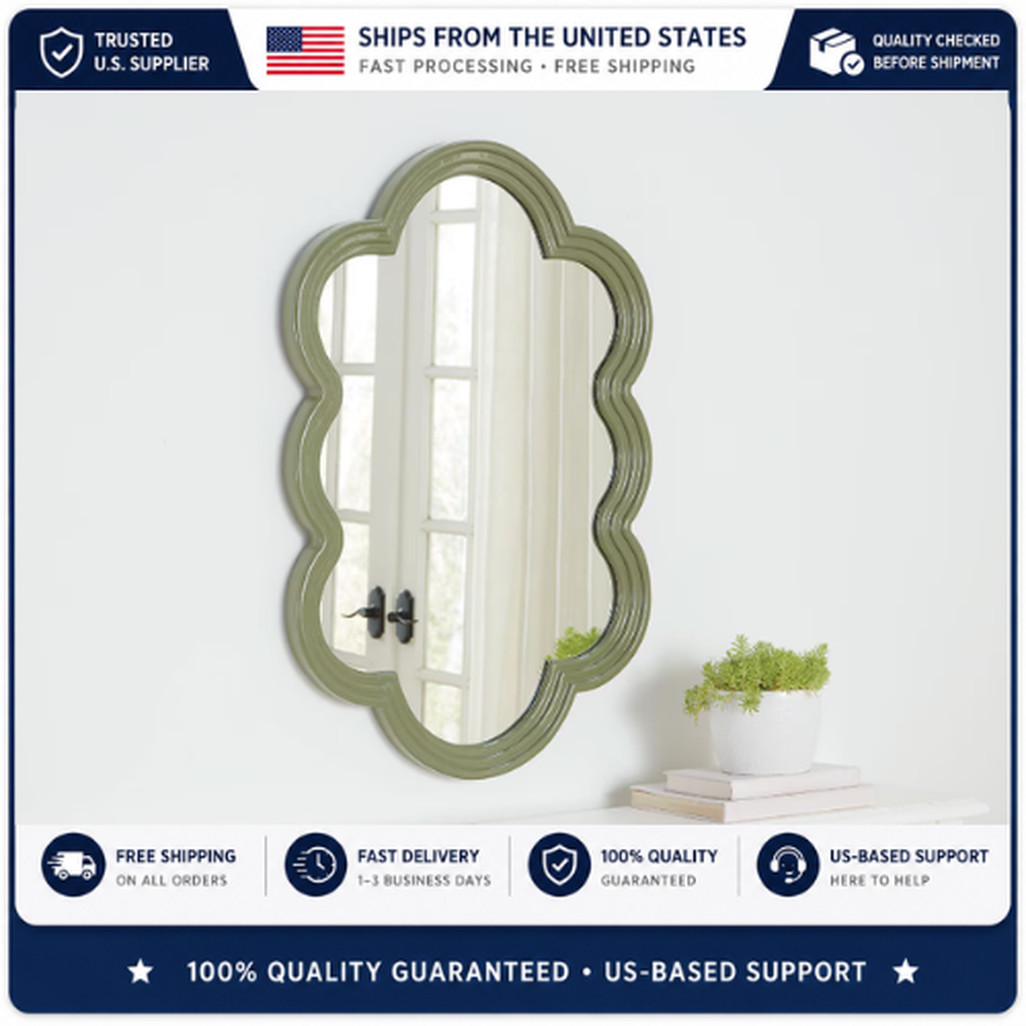 Ballard Designs Sabrina Scalloped Mirror