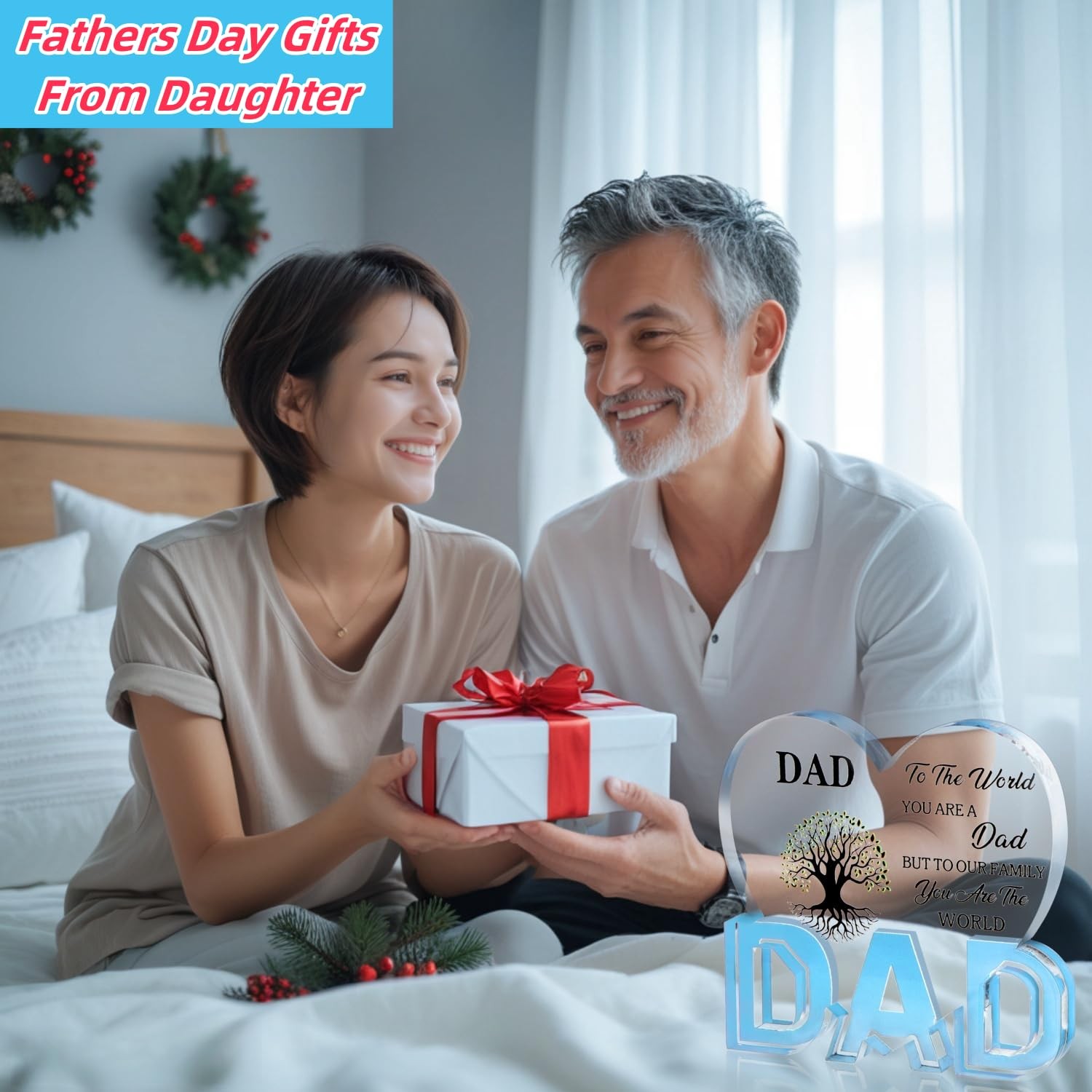Gifts for Dad, Fathers Day from Wife Daughter Son, Birthday Dad Unique Gifts Him