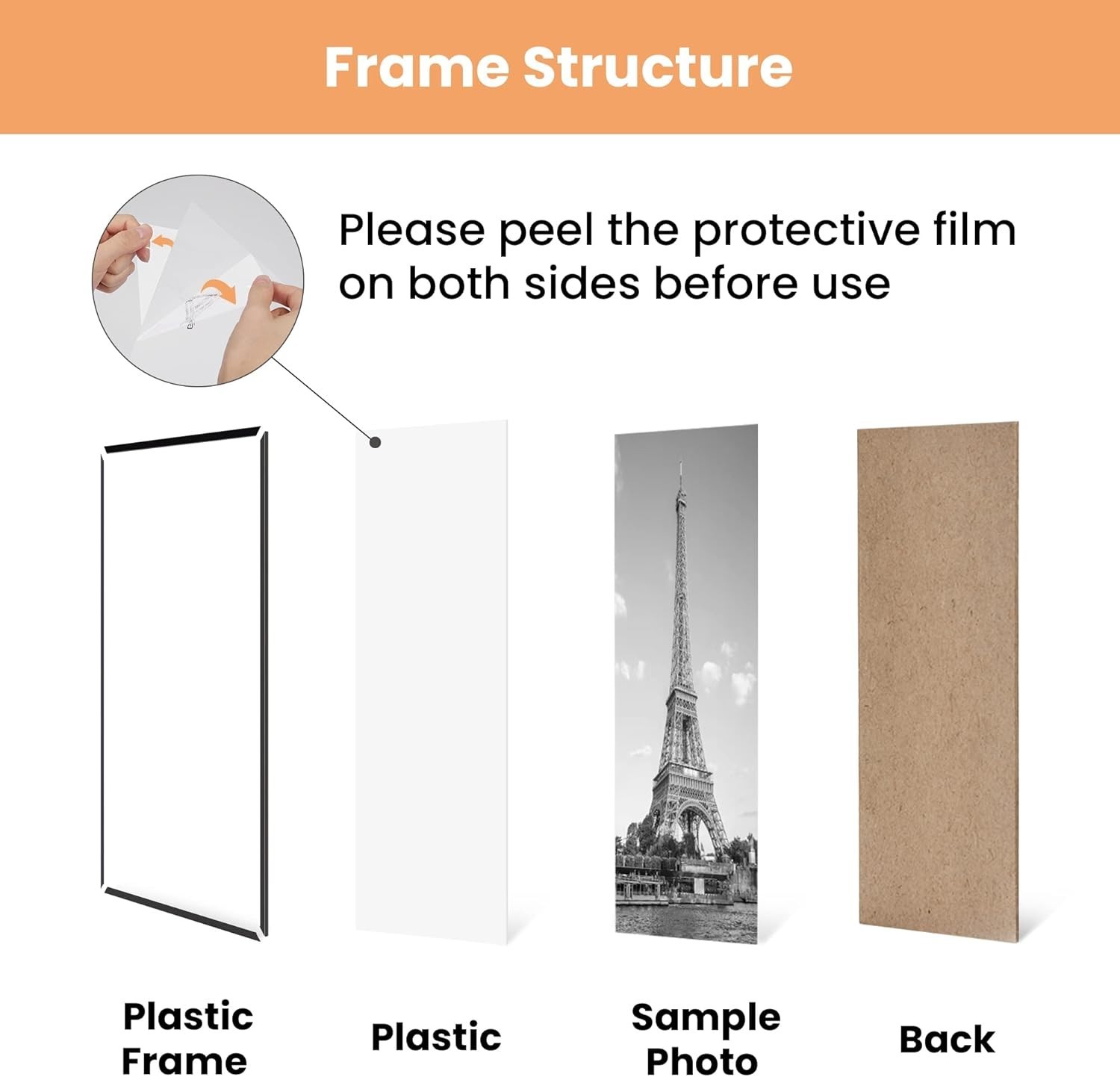 27×40 in Poster Frame Black 3 Pack, Scratch-Proof Picture Frames 27 x 40 for …