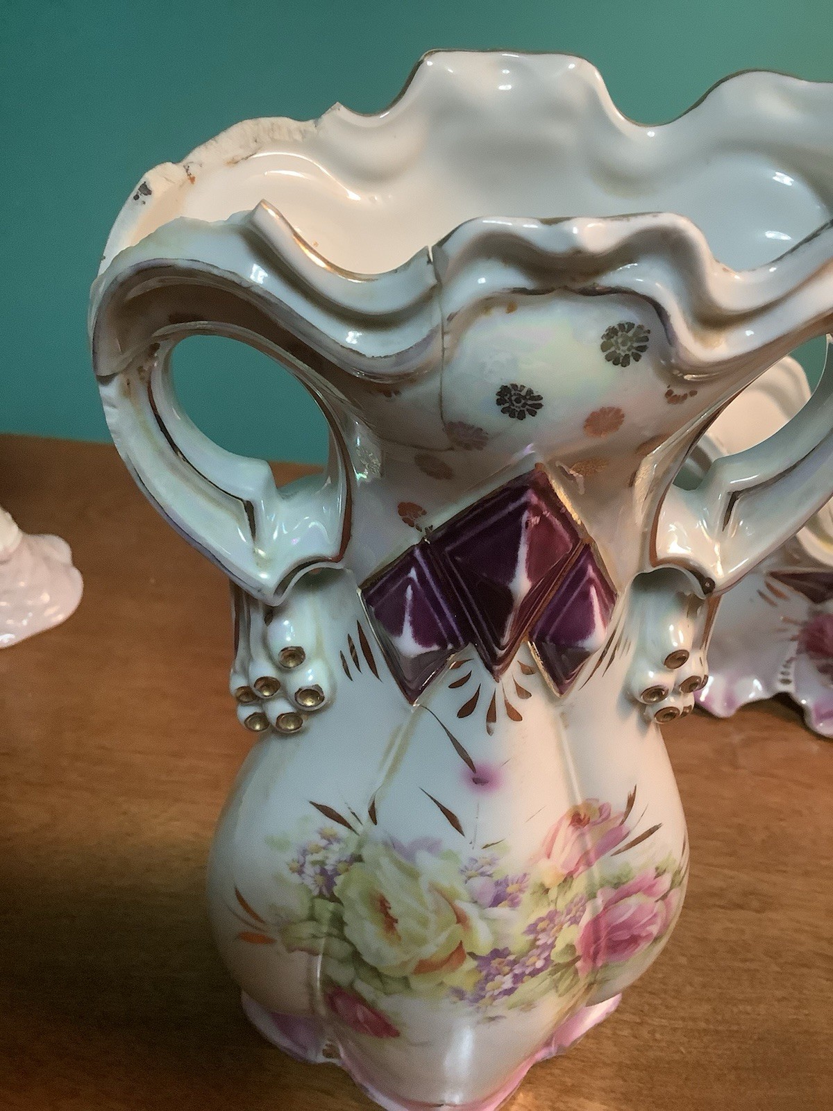 VINTAGE 3PC VASE SET Made in Germany