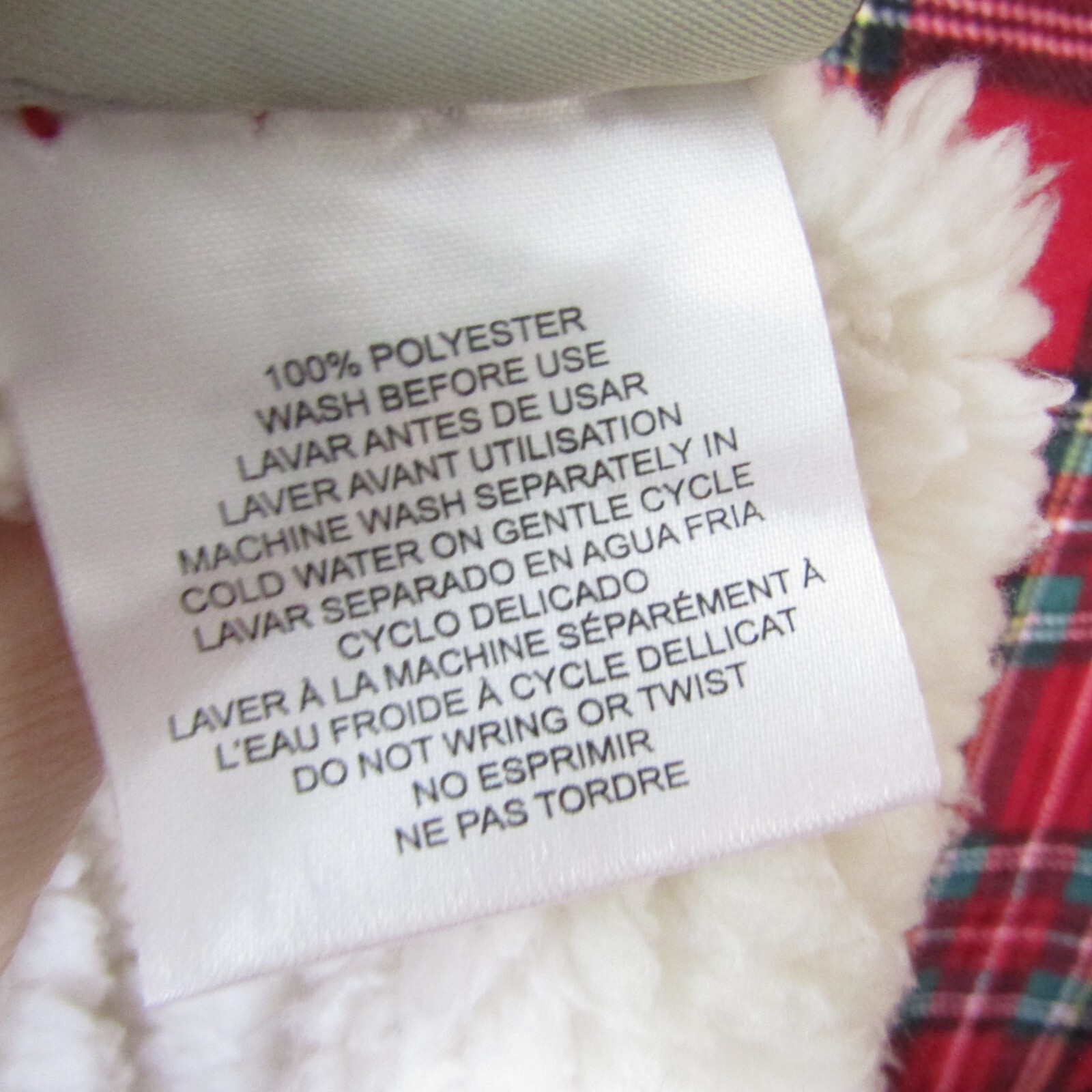 Artemis Throw Blanket Soft velveteen Plush reverse 60 x 50 Red Plaid Christmas