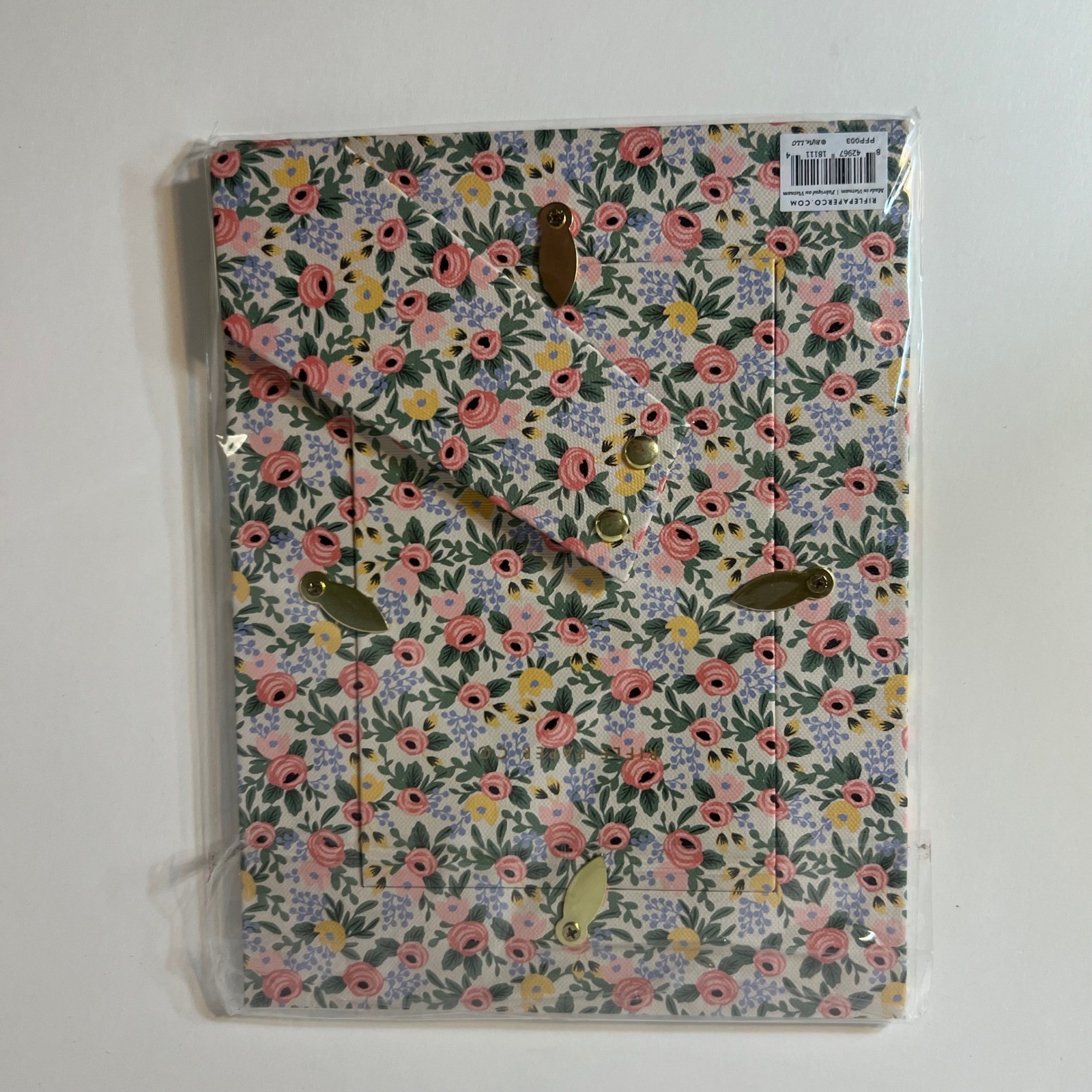 Rifle Paper Cotton Polyester Floral Picture Frame 4 x 6″ New