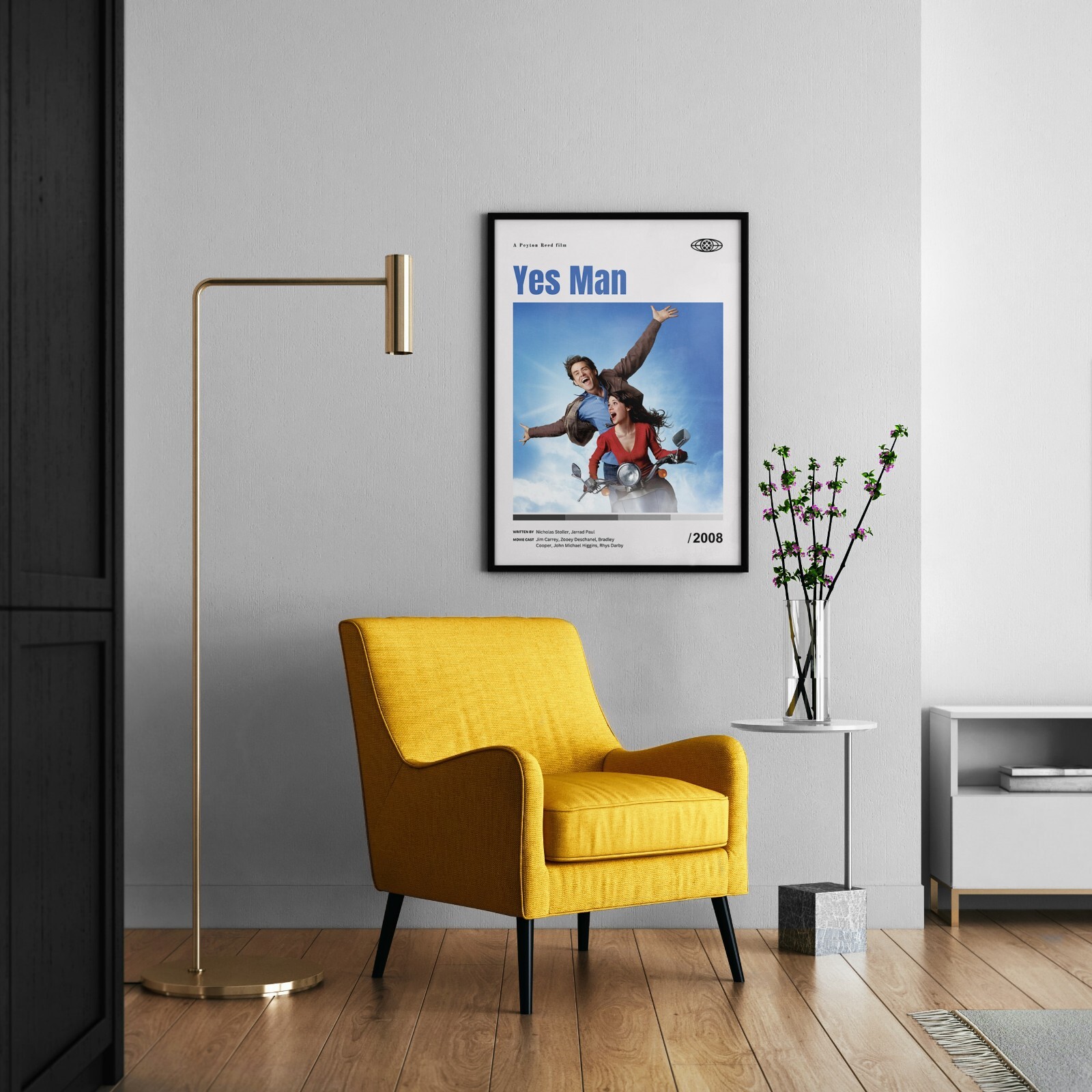 Yes Man Movie Poster Print, Wall Art – Unframed