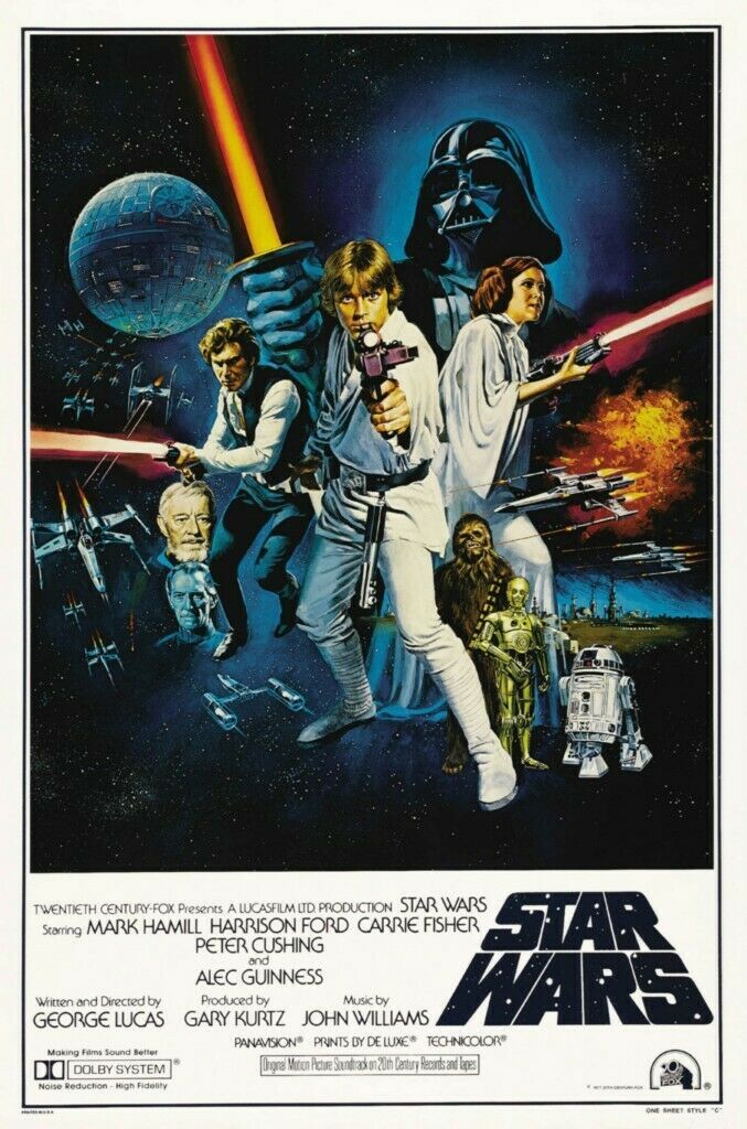 Star Wars Episode IV A New Hope Movie Poster 20×30