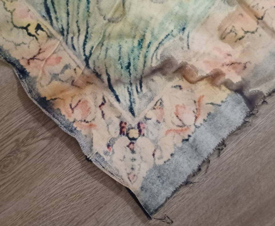 Peacock Tapestry VTG Wall Hanging Rug 37×58 Turkish Cotton Velvet Bird Art