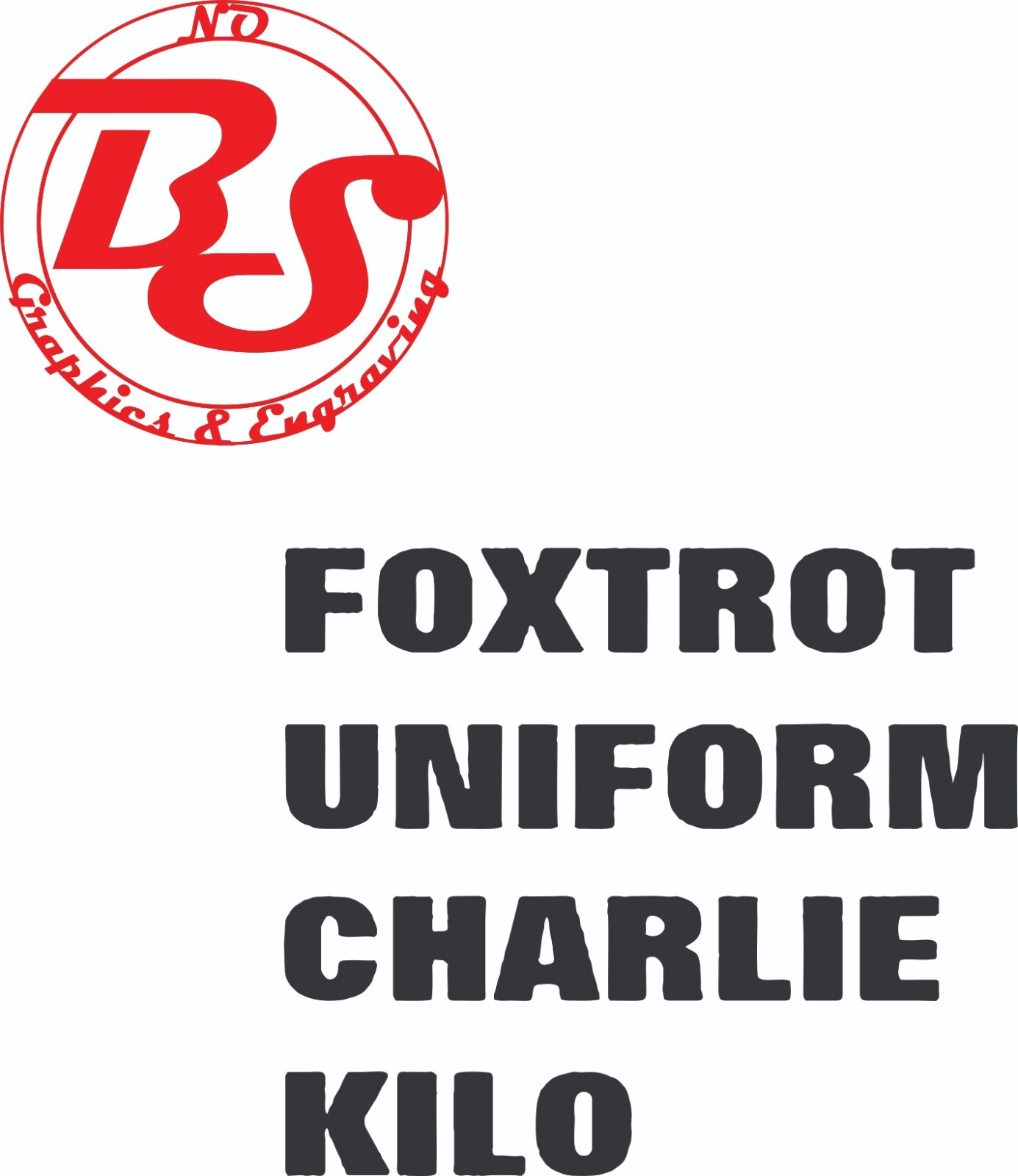 6″ Foxtrot Uniform Charlie Kilo Decal Offensive Funny Rude Humor Adult Meme noBS