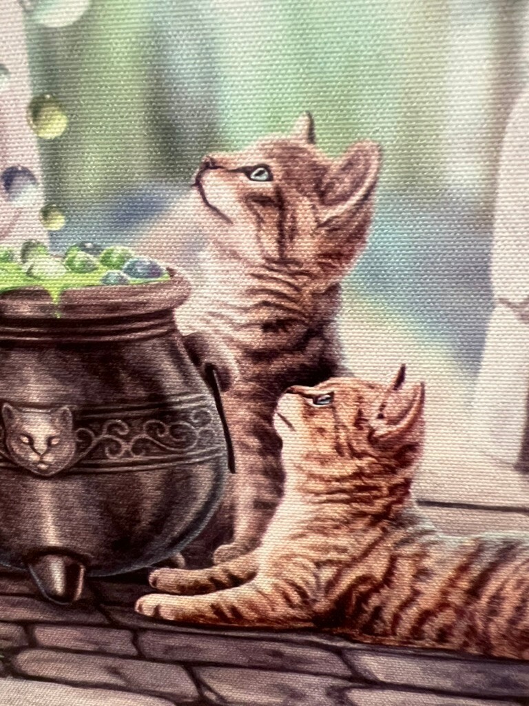Cat Canvas/Wood Wall Art 9.5″ x 7.5″