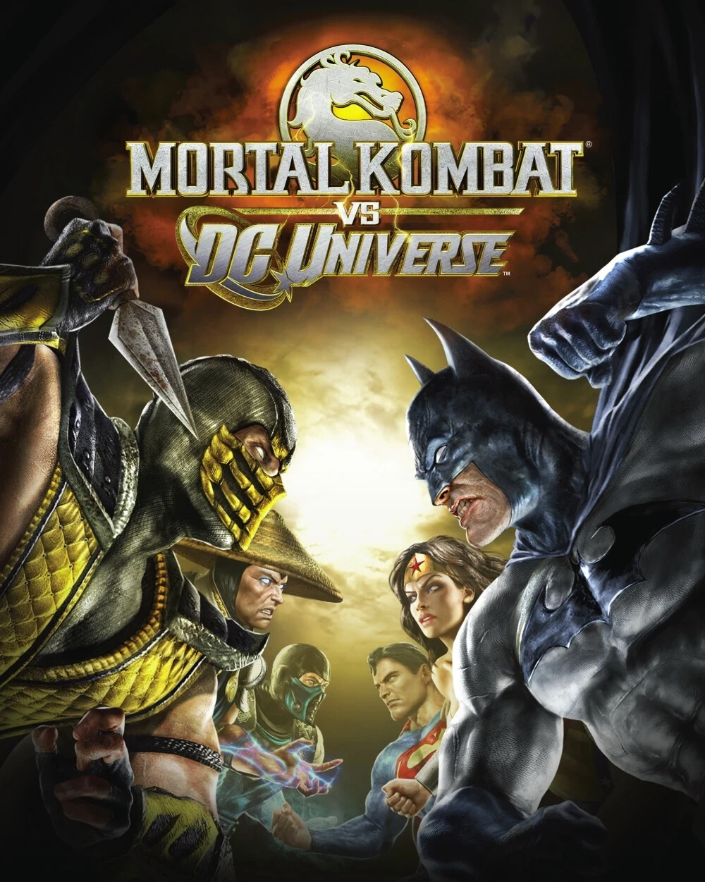 Mortal Kombat vs DC Universe – Cover Art Gaming Poster Dragon 11×16 Scorpion