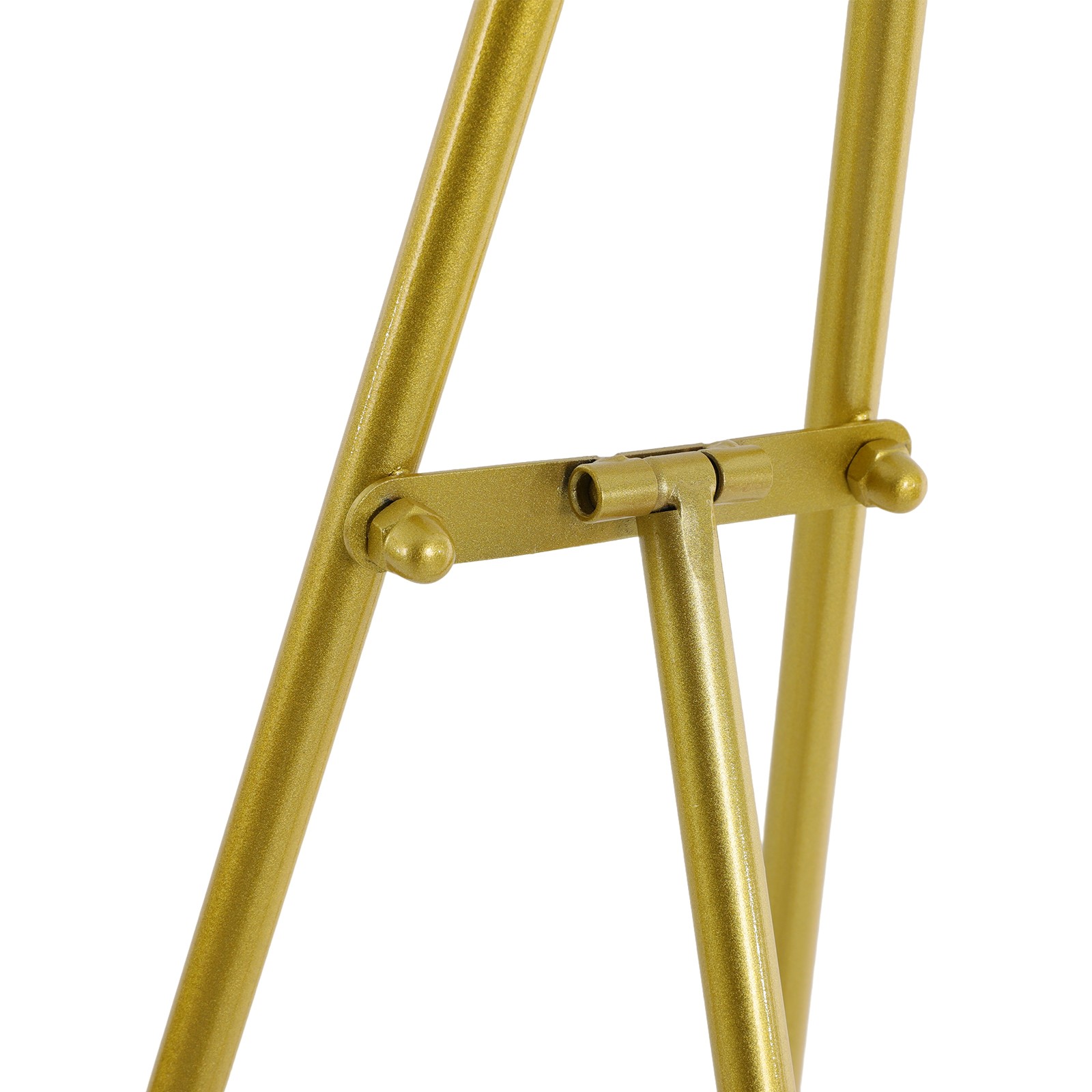 Gold Large Adjustable Floor Standing Easel for Wedding Display Metal Stand
