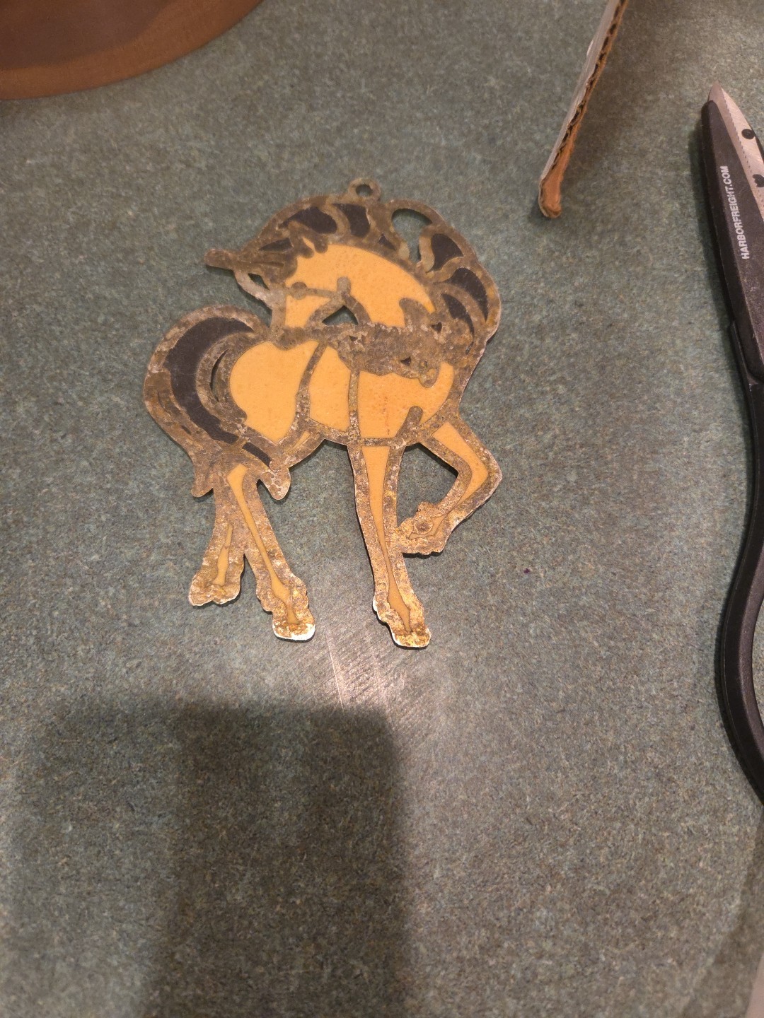 Vintage Unicorn Sun Catcher “Stained Glass” Window Hanging
