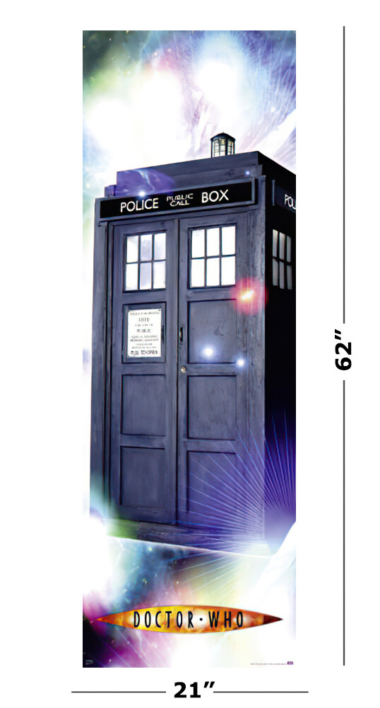 Doctor Who – TV Door Poster (The 10Th Doctor’s Tardis) (21″ X 62″) (Dr. Who)