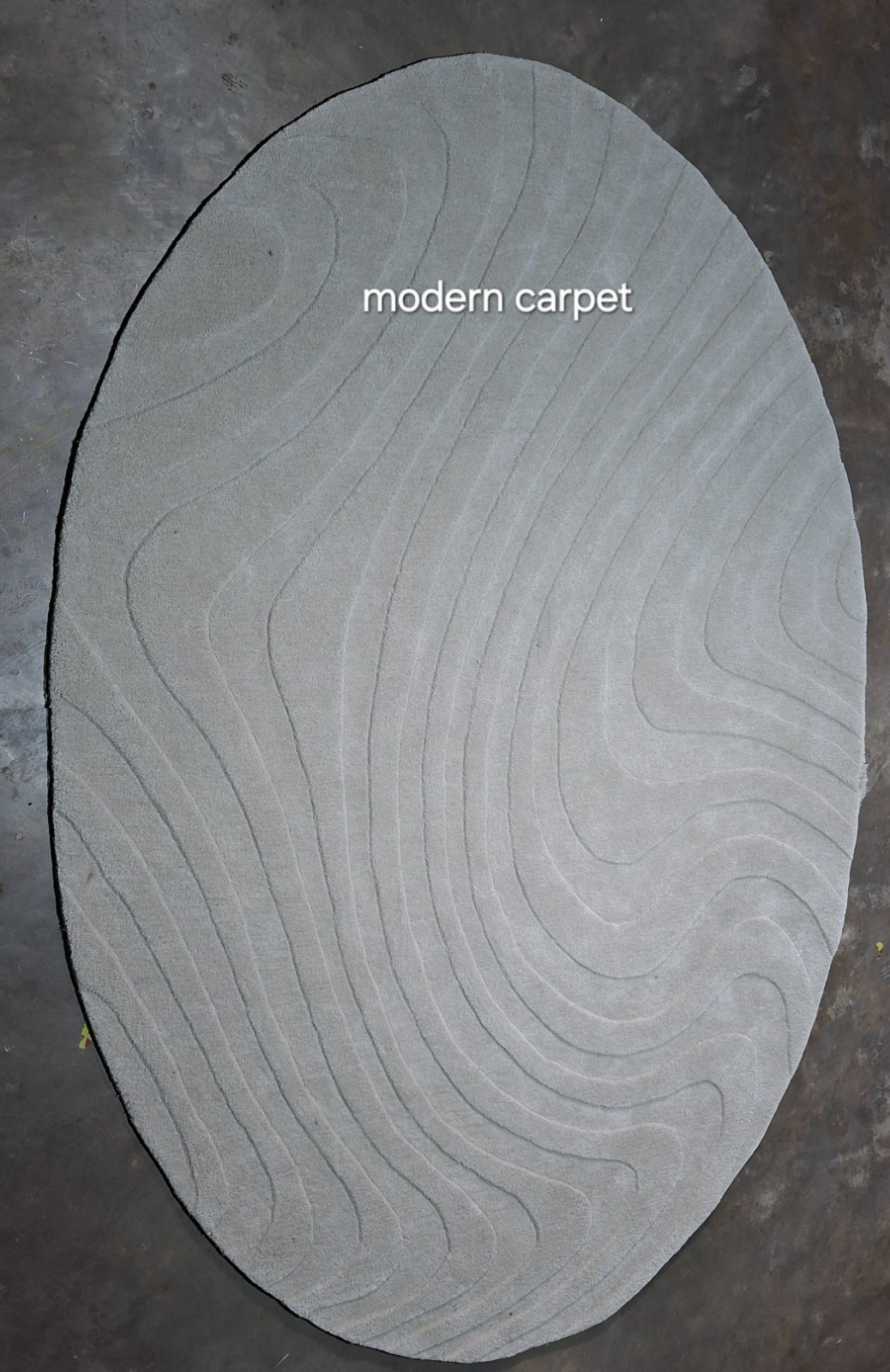 Irregular Shape Rugs Handmade 100% Woolen Hand Tufted For Home Decoration